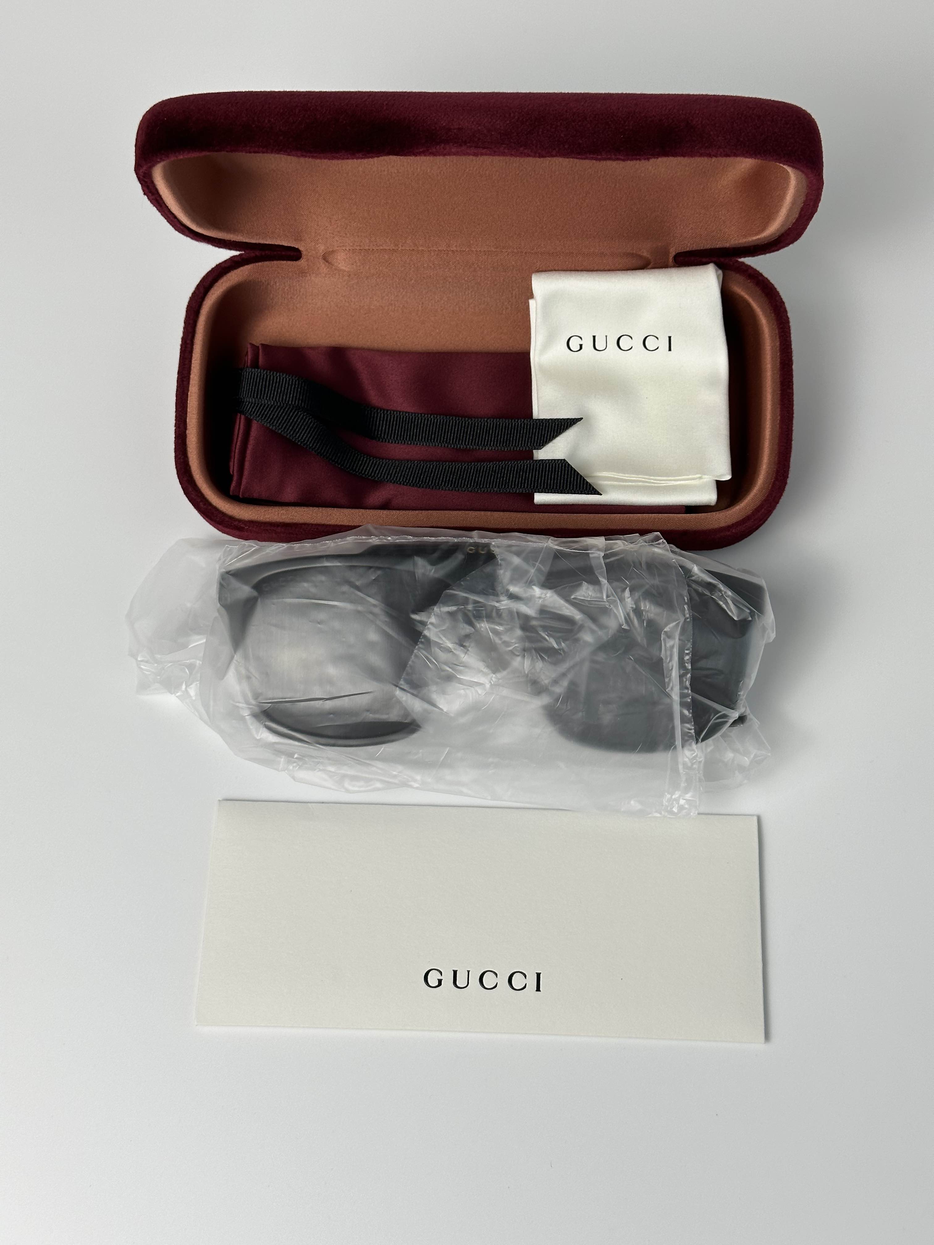 GUCCI BRAND NEW GUCCI GG1039S 001 Black/Grey Men Sunglasses 