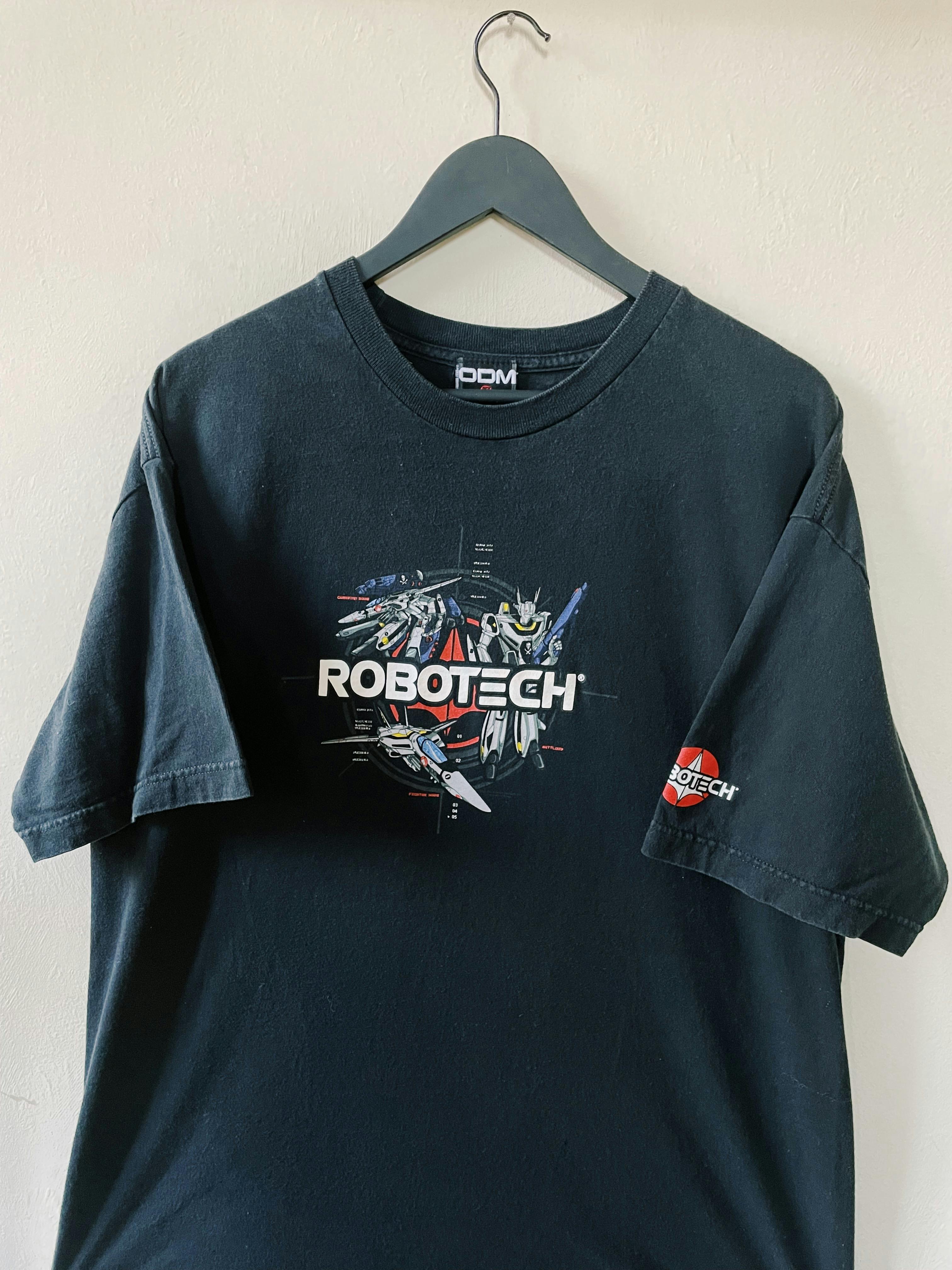 Other Designers Vintage 90's Robotech ODM T-shirt Black