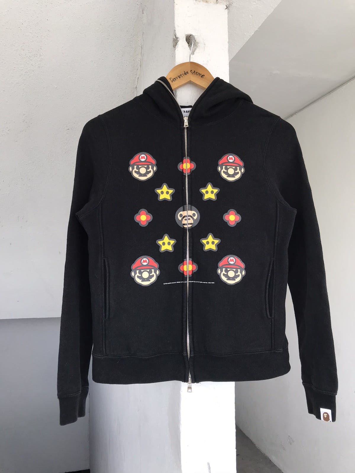 A BATHING APE® 2008 Super Mario x Bape Full zip Hoodie | azzashop