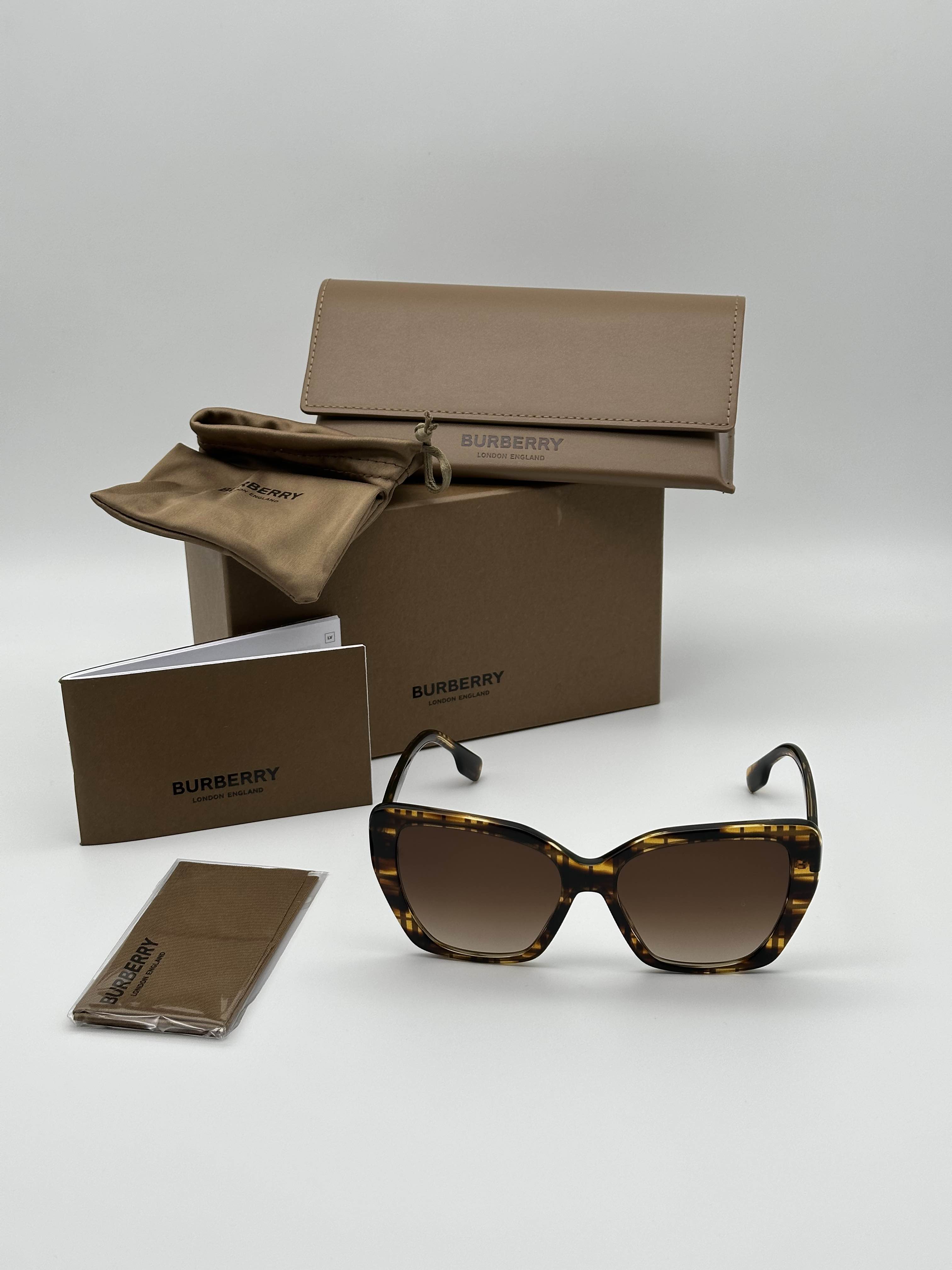 Burberry BRAND NEW BURBERRY BE4366 Tamsin 398113 Top Check  display picture 2