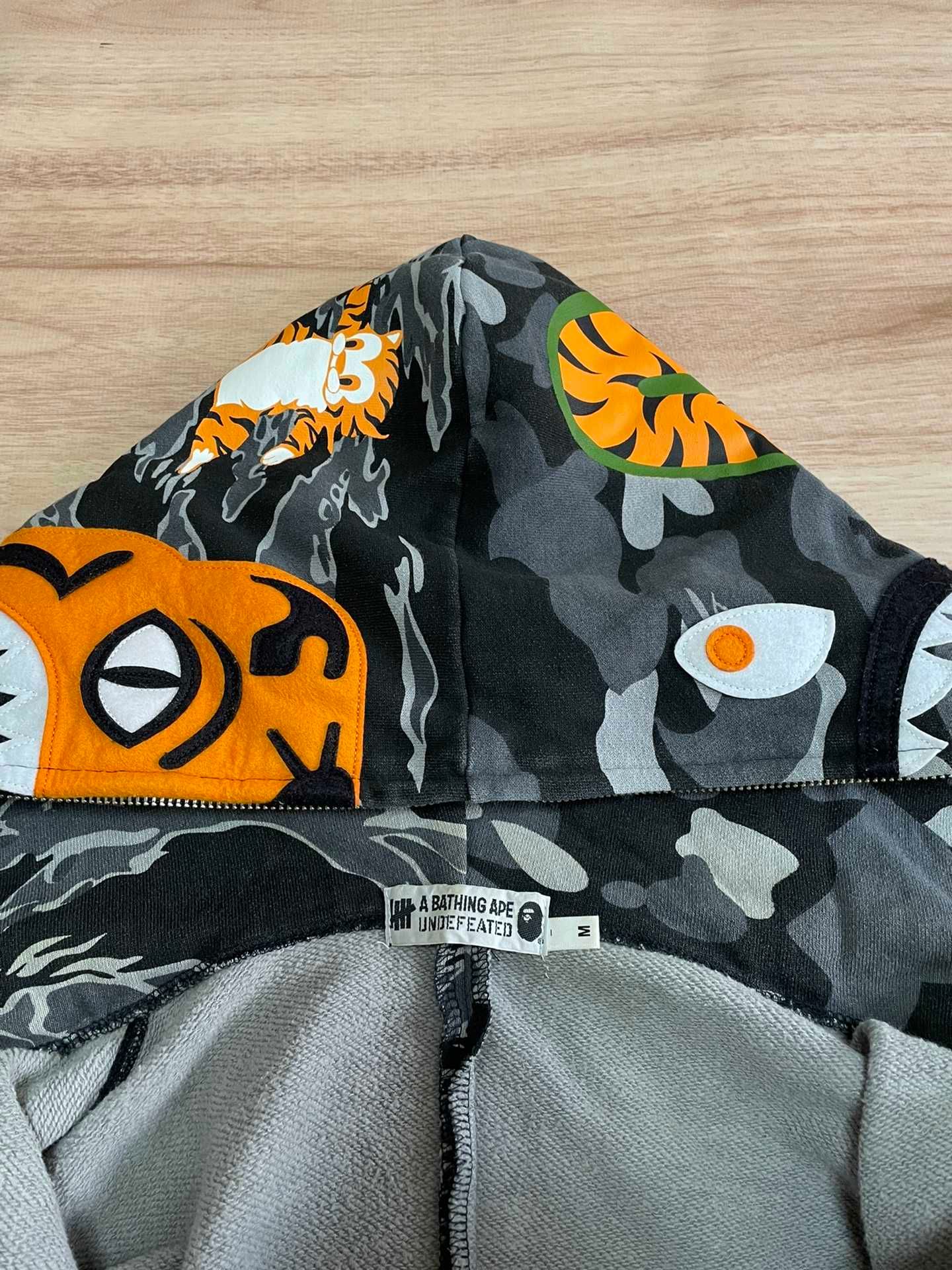 Bape undefeated tiger shark hotsell