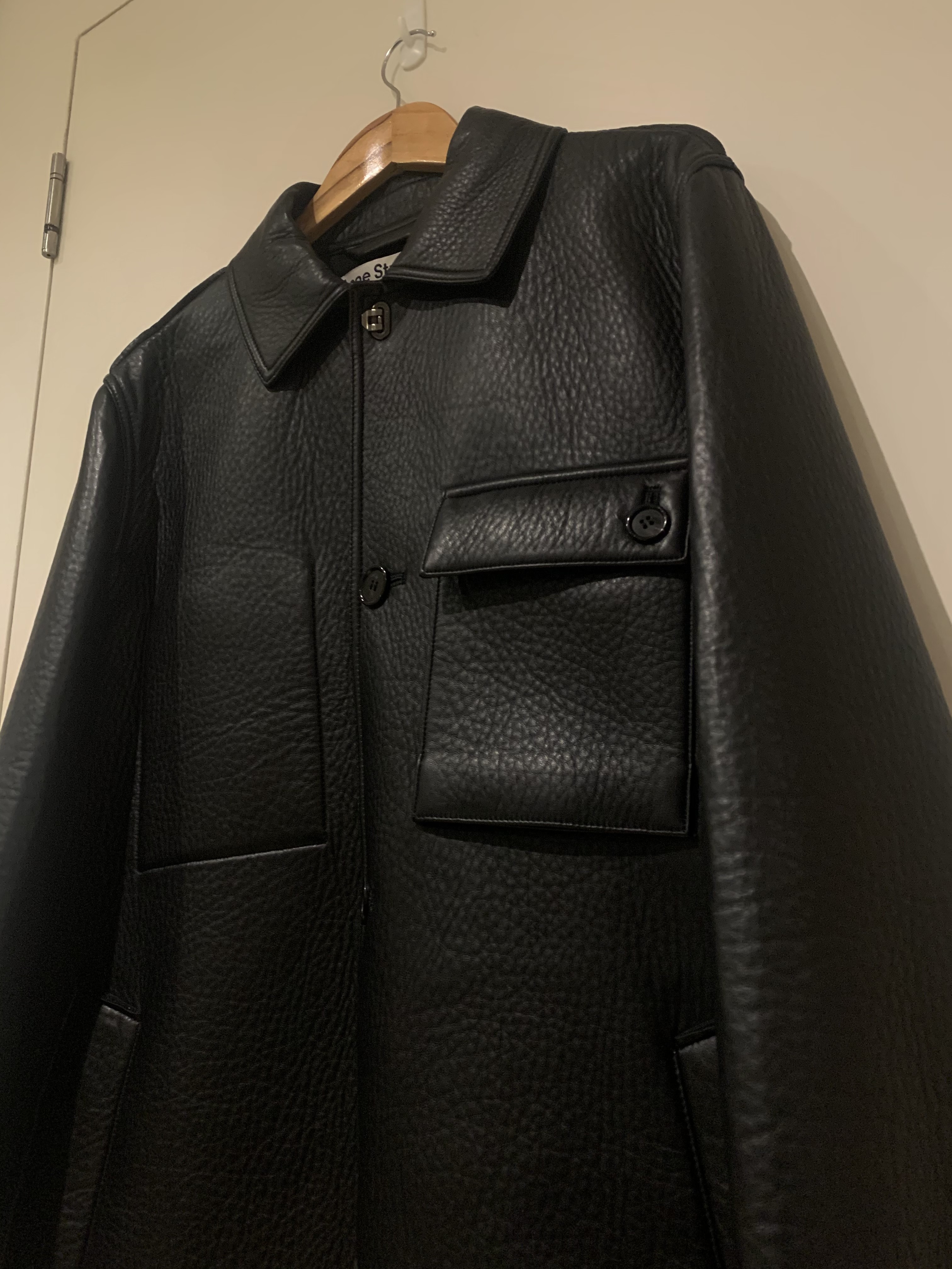 Acne Studios Lopris Leather Jacket | thedevilwearsdada | REVERSIBLE