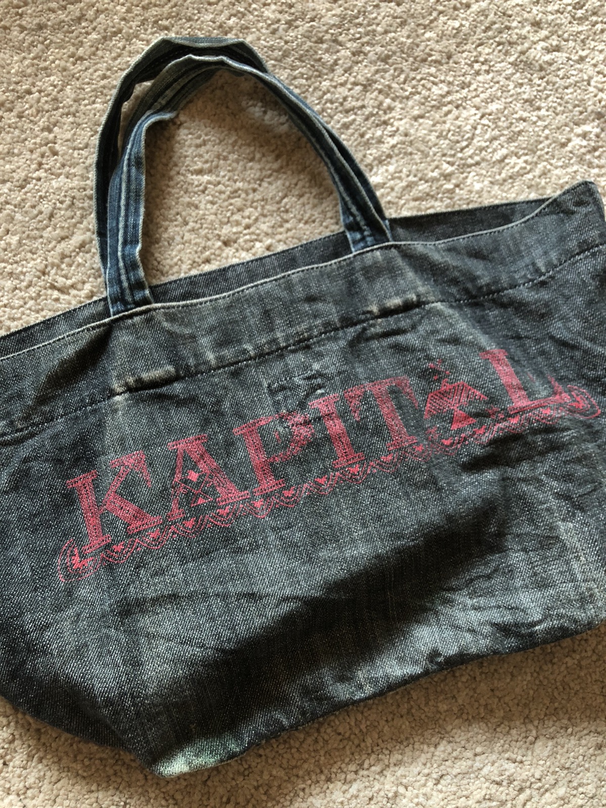 Kapital Kapital Duffle Small Denim Tote Bag | jrlhzq
