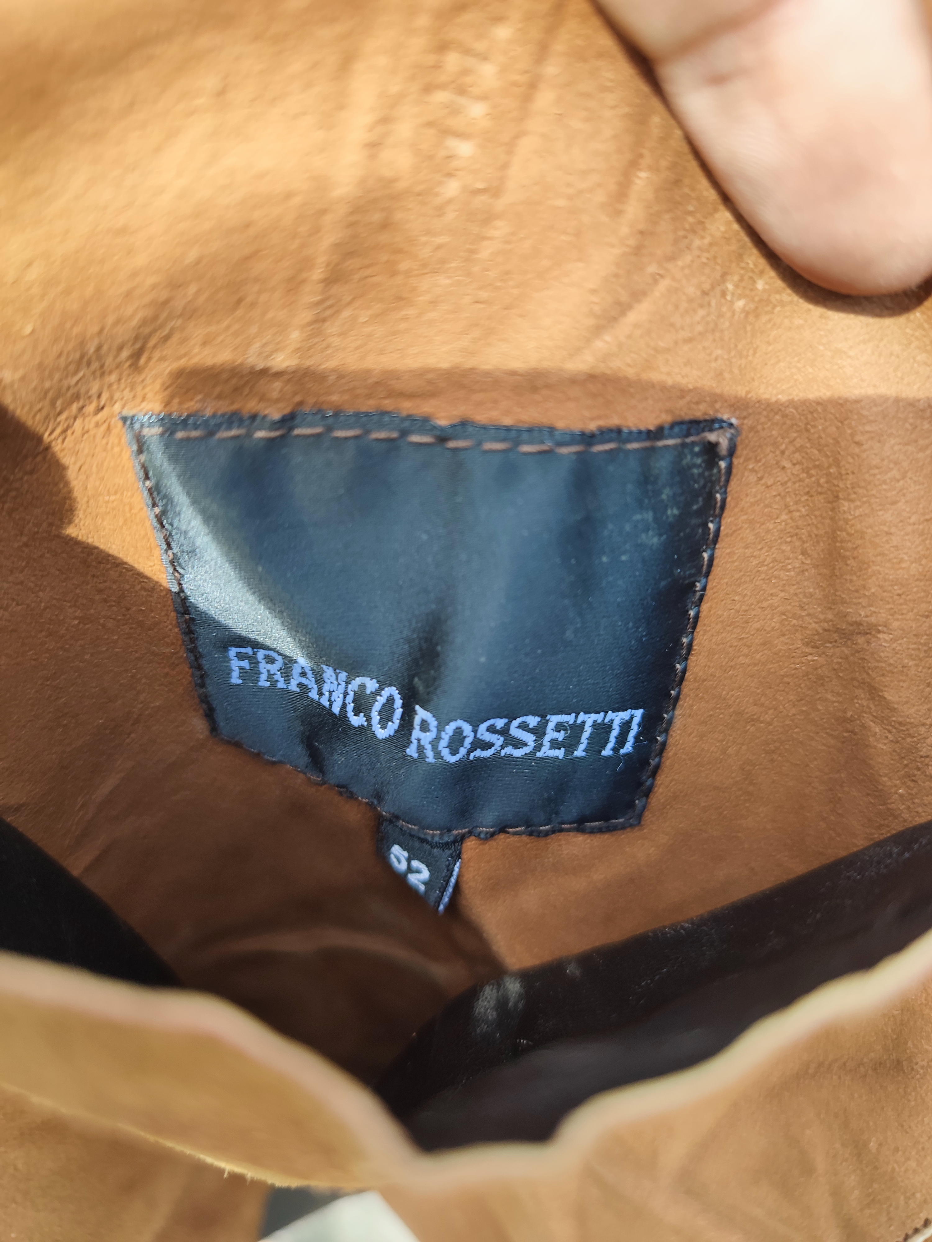 Other Designers Designer - Italian Designer Franco Rossetti Reversible  Leather Jacket | arthriftology | REVERSIBLE