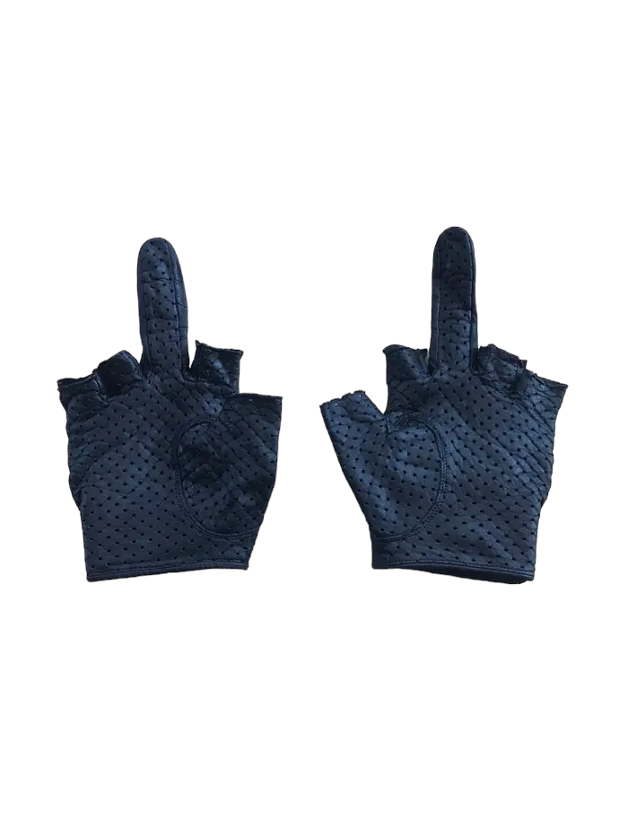 NUMBER (N)INE×JAM HOME MADE レザーグローブ NUMBER (N)INE Number Nine X Jam Home Made Middle Finger