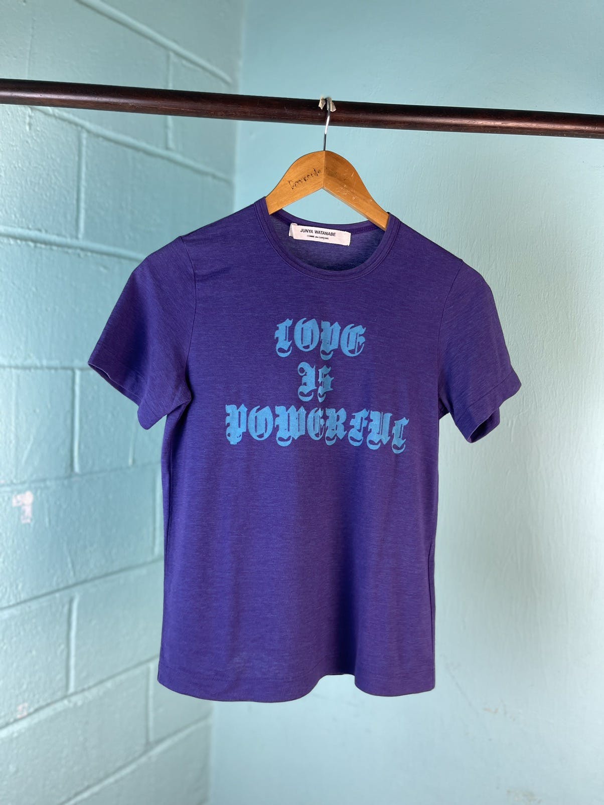 Junya Watanabe AD2001 Junya Watanabe Mesh Logo Love Is
