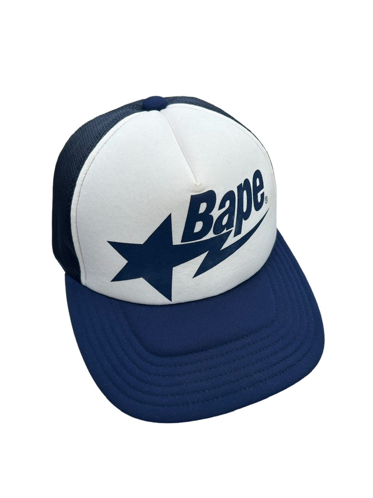 A BATHING APE® Vintage Bape Sta Mesh Cap Bape Trucker Cap