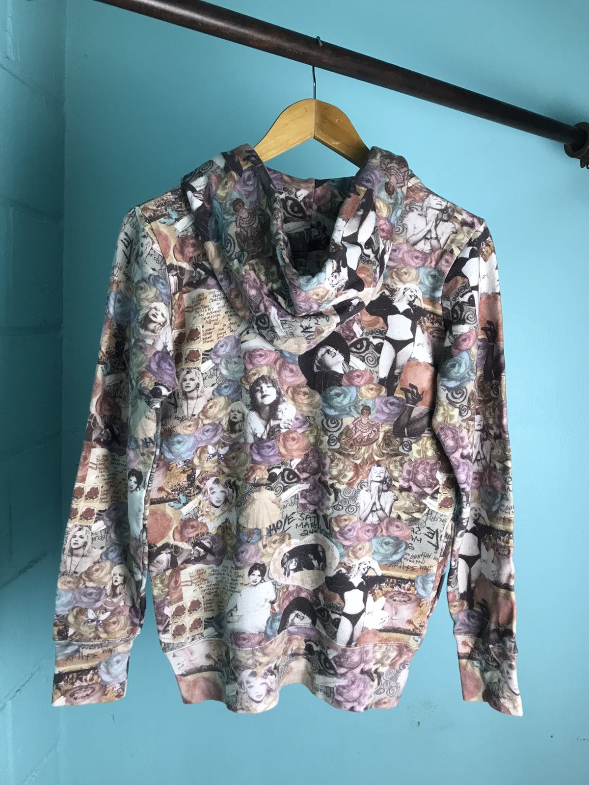 トップス Hysteric Glamour Cortney Love Hoodie Hysteric Glamour Hysteric Glamour x Courtney Love Fullprint Zip