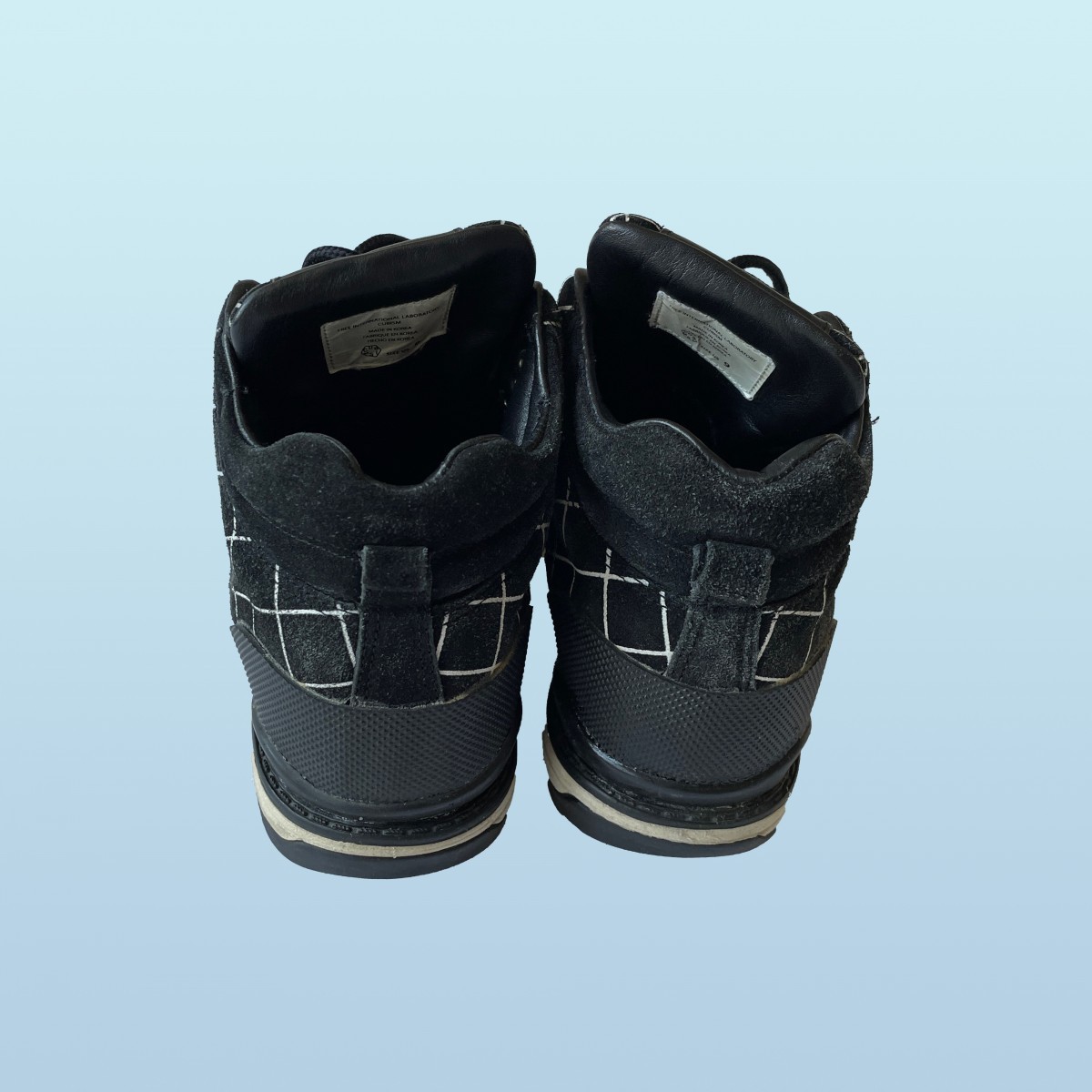 visvim×affa check design trekking boots visvim×affa check design trekking boots - メルカリ