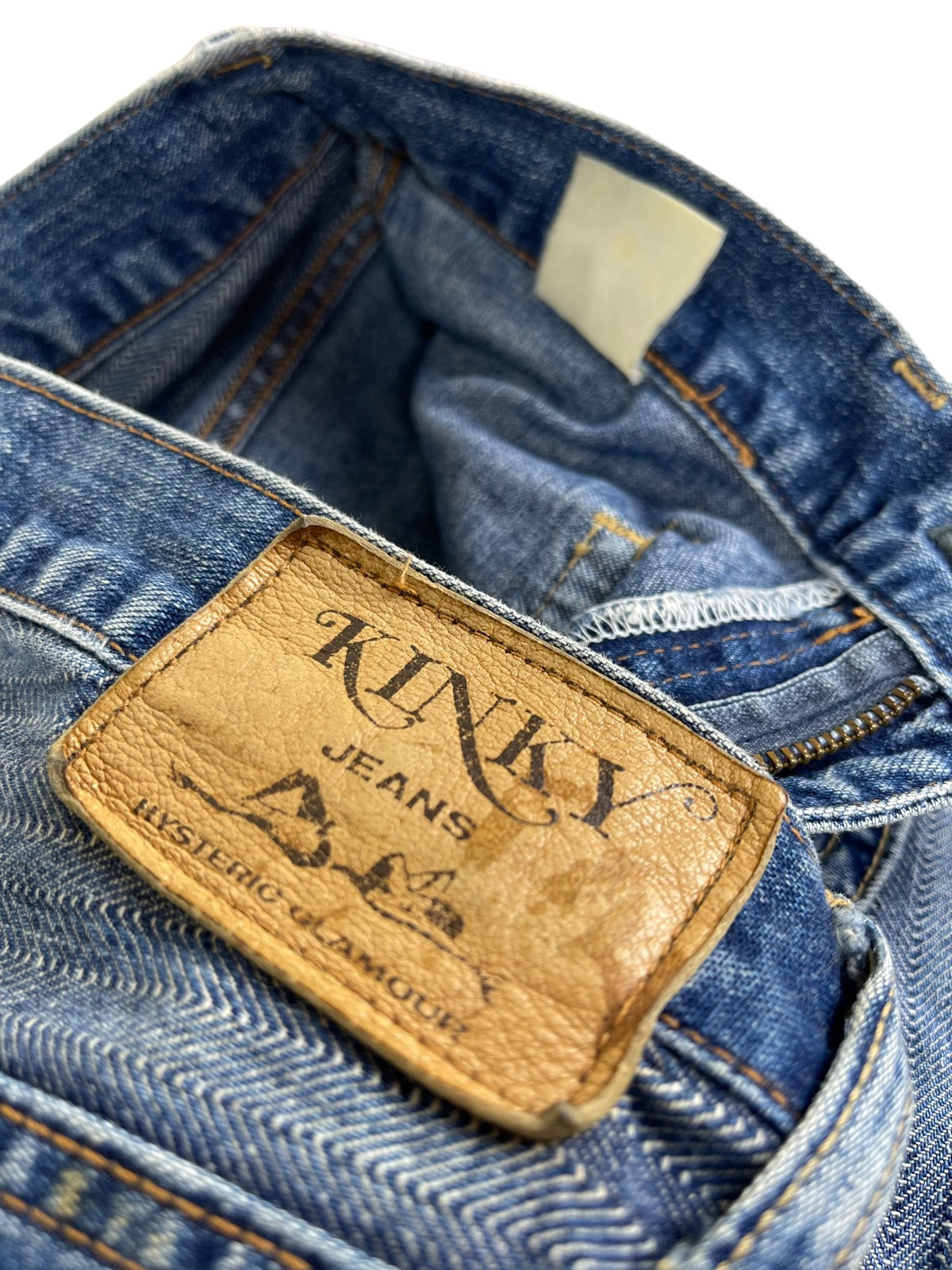 HYSTERIC GLAMOUR KINKY JEANS ホワイトストレート HYSTERIC GLAMOUR KINKY JEANS ホワイトストレート