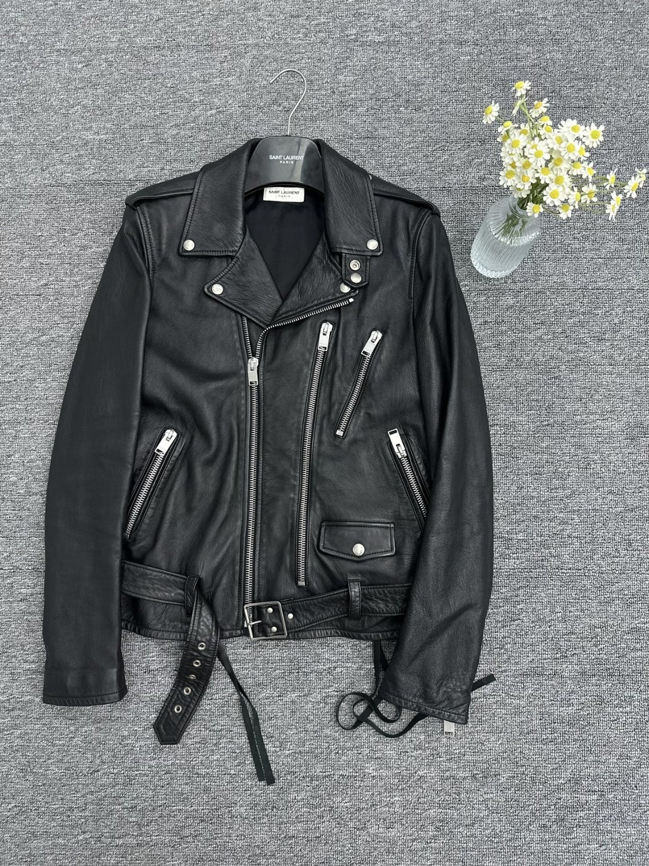 Bomber Slp Blood Luster Jacket SAINT LAURENT SLP Blood Luster L17 