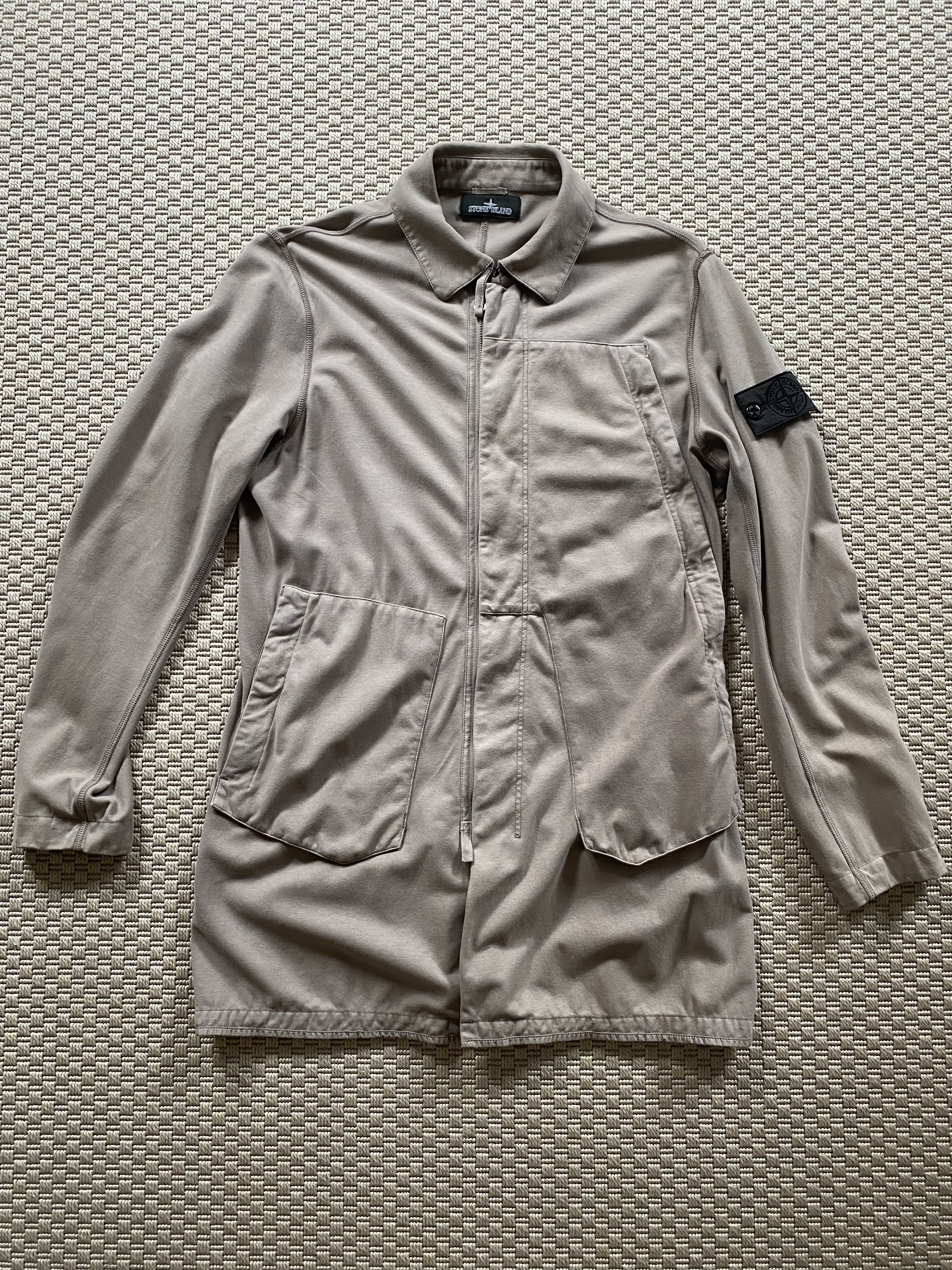 ジャケット・アウター STONE ISLAND jersey-r softshell car coat STONE ISLAND jersey-r softshell car coat