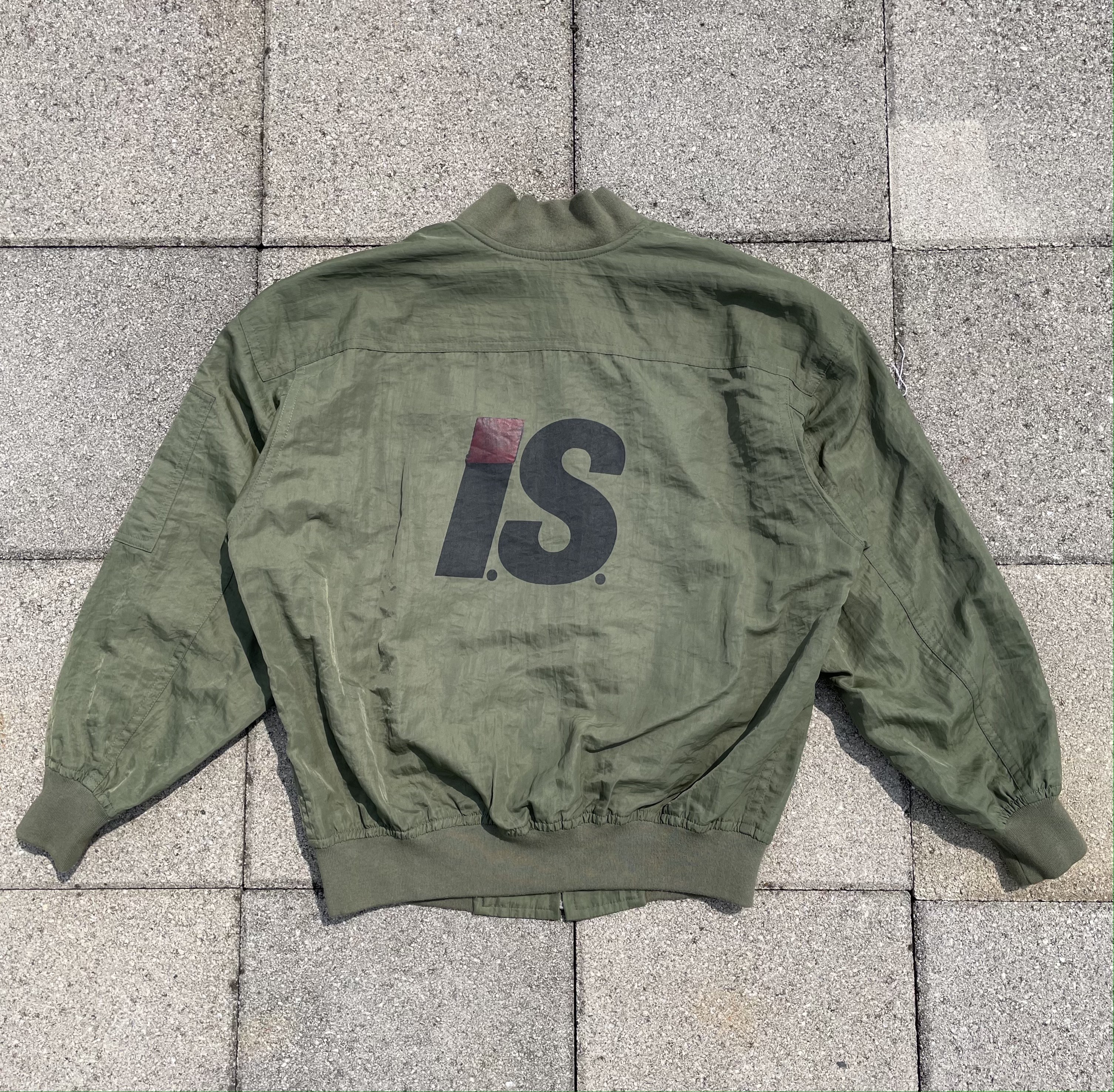 Issey Miyake - Issey Miyake Vintage IS sport MA1 bomber jacket olive green