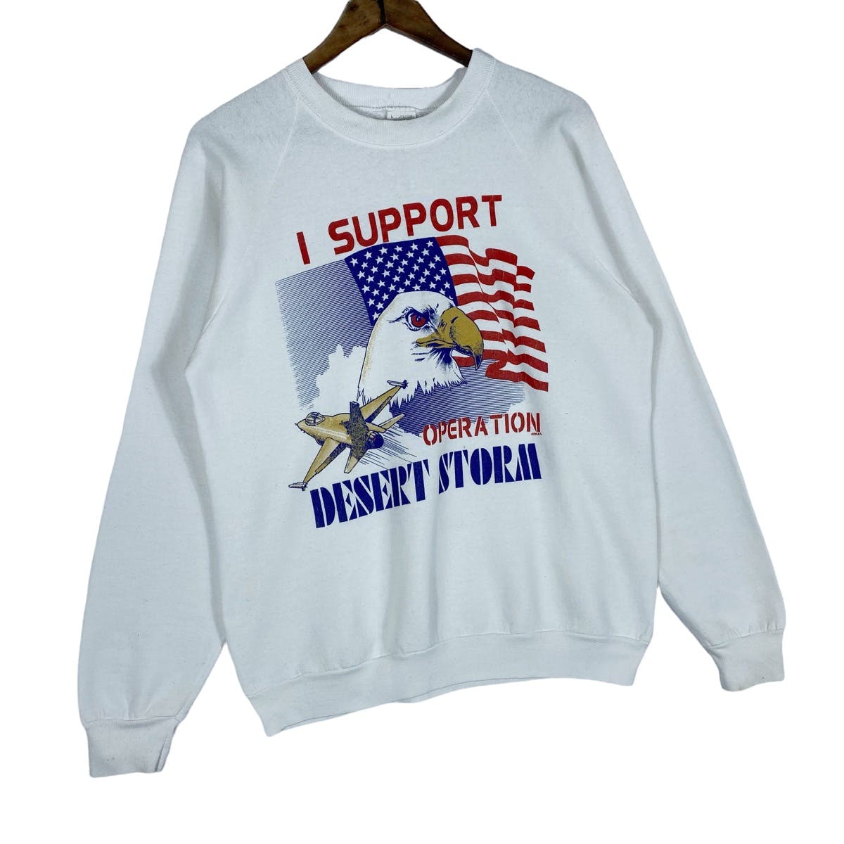 Other Designers Vintage 80s Operation Desert Storm Sweatshirt japanweekdays REVERSIBLE