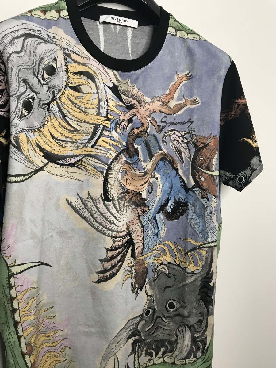 Givenchy VERY RARE! Icarus Greek Mythology Print T Shirt $1120