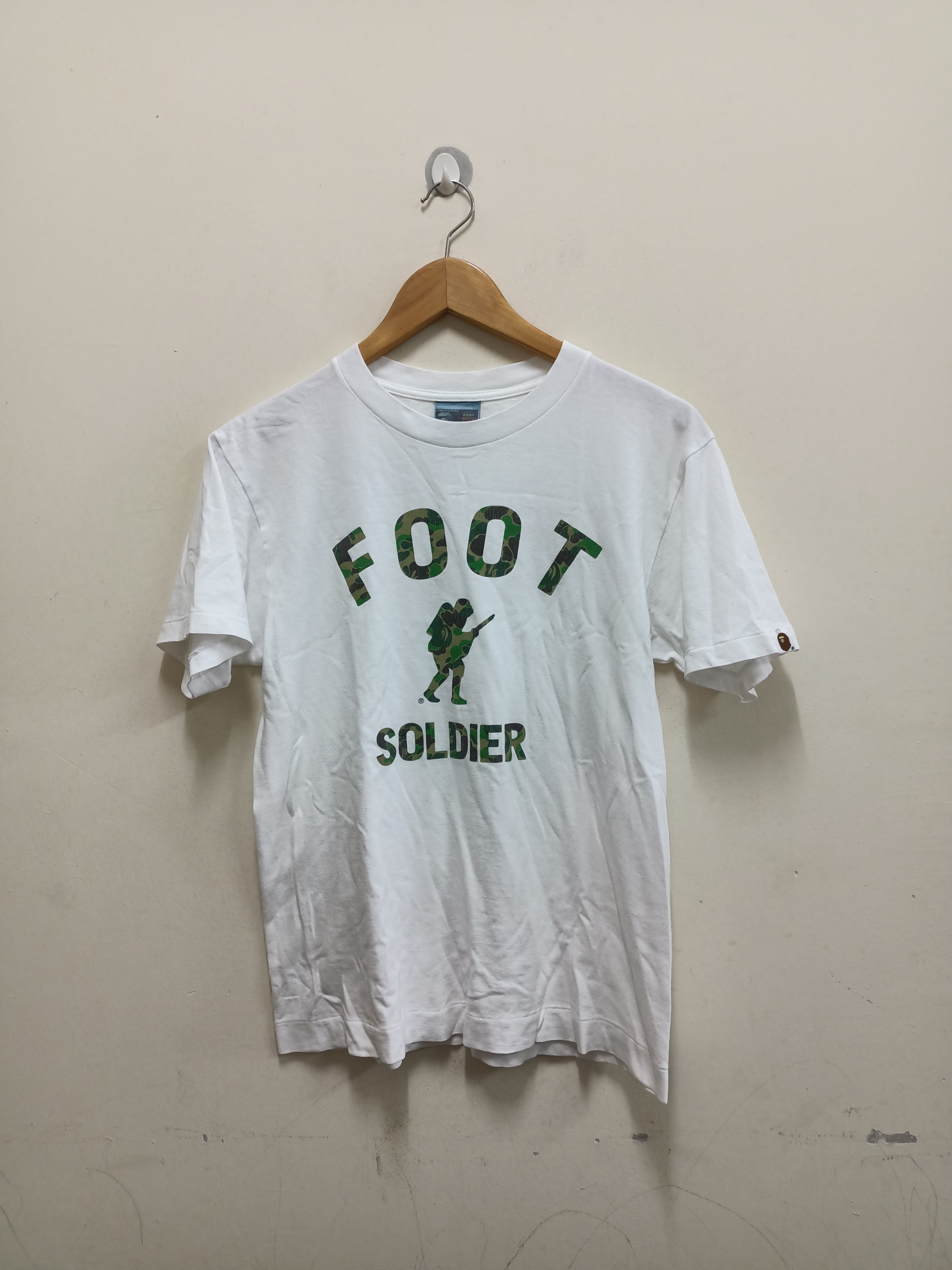 A BATHING APE® Vintage Bathing Ape Foot Soldier Bape t-shirt 