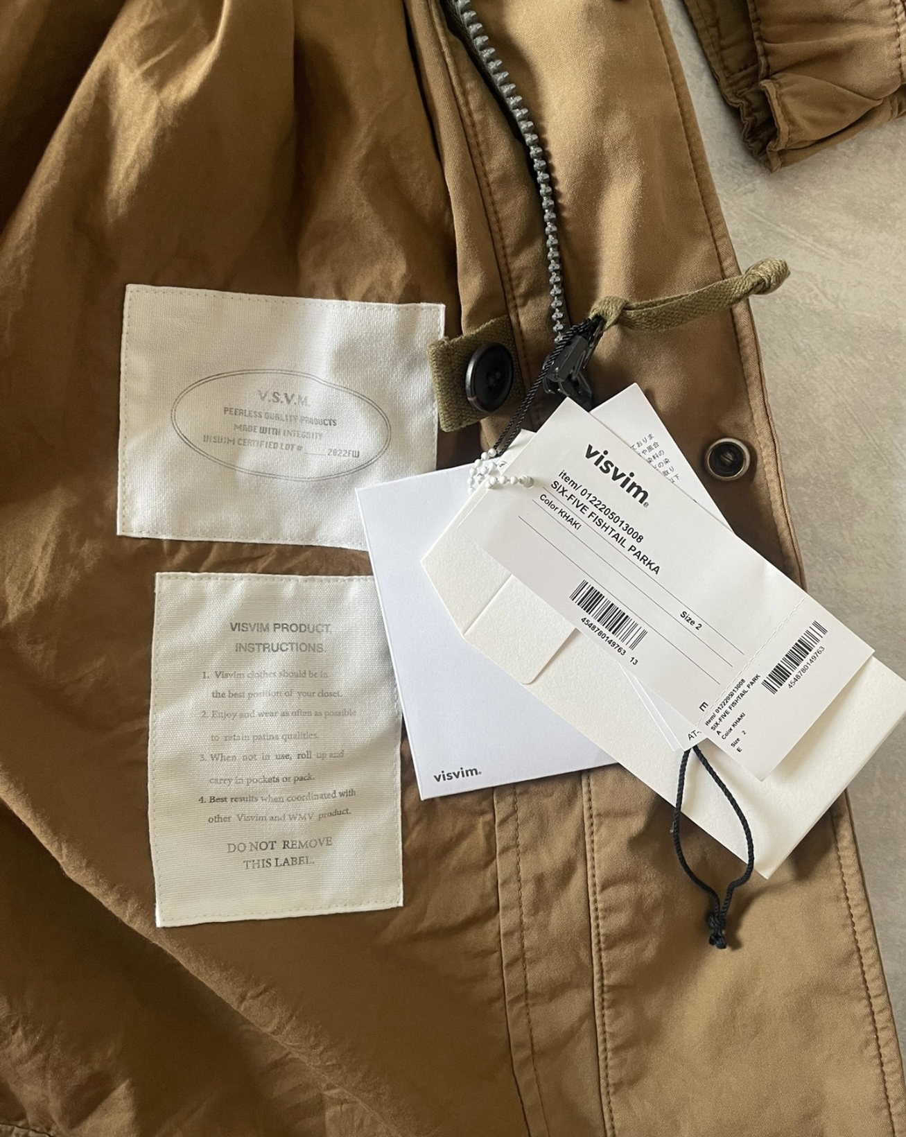 visvim Visvim 22aw SIX-FIVE FISHTAIL PARKA | ubvintage | REVERSIBLE