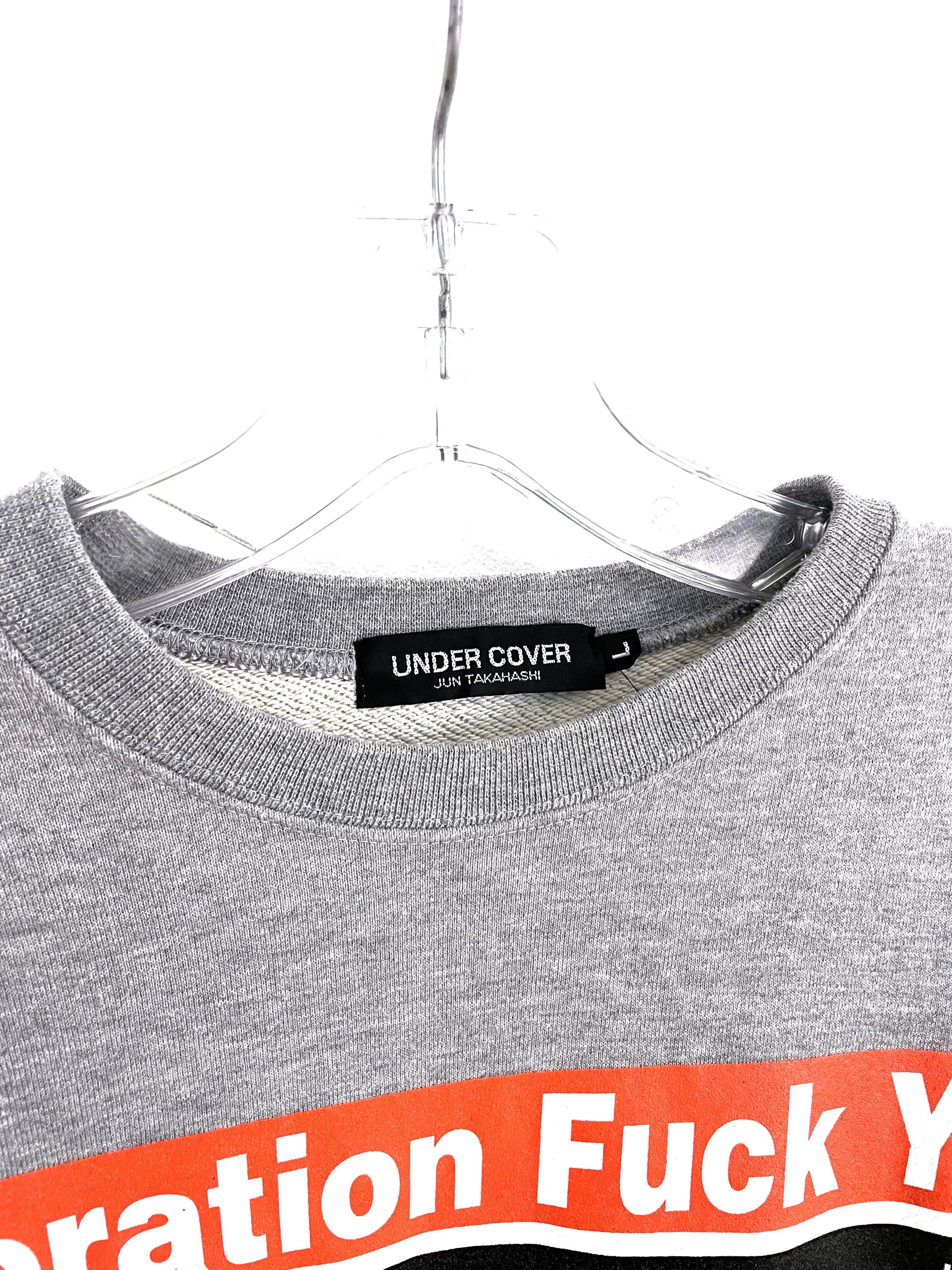 UNDERCOVER Generation Fuck You Sweater | minutiae | REVERSIBLE