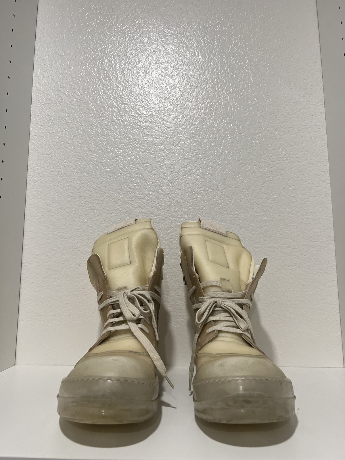 Rick Owens RARE Natural Clear Geobasket | nxllzbanks 