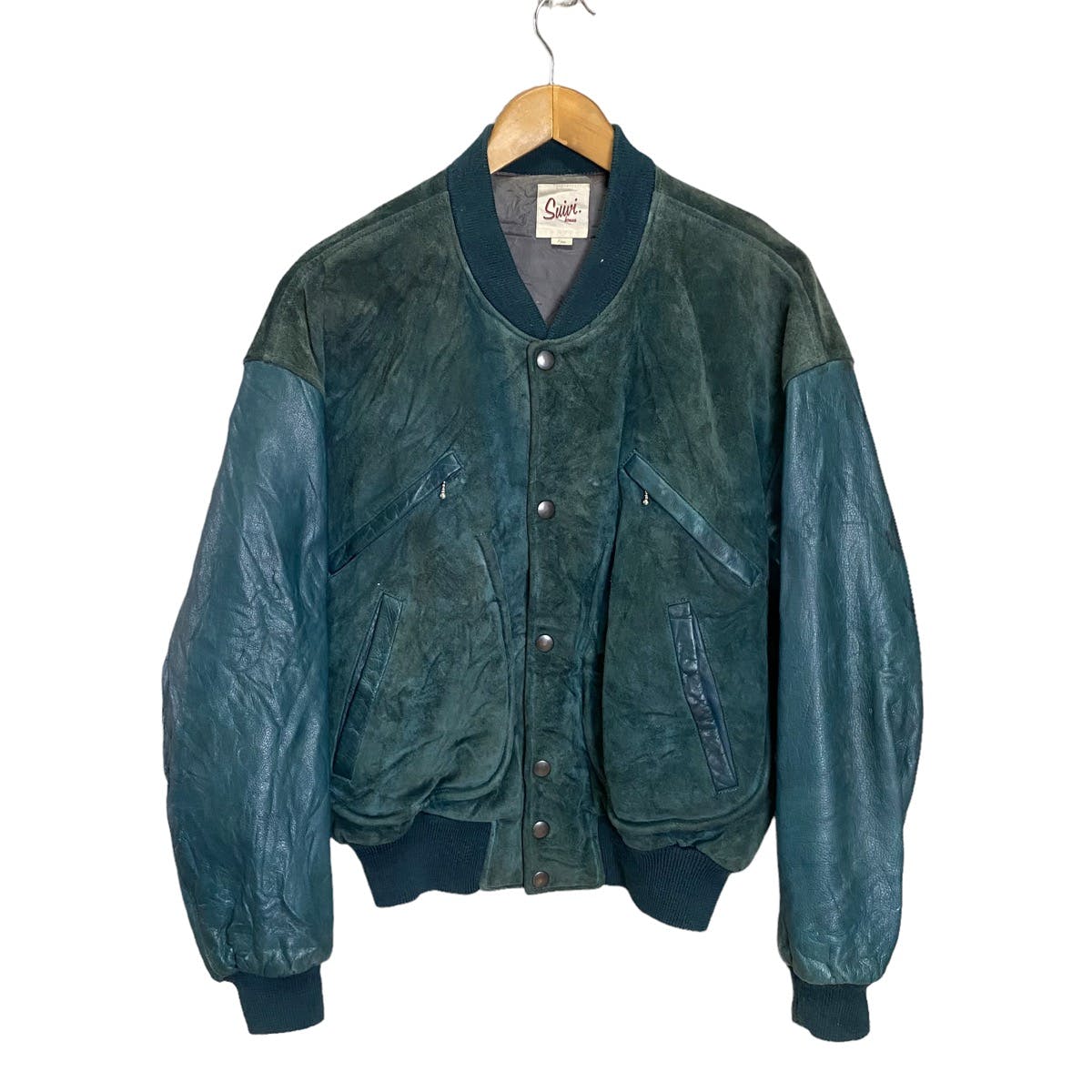 Other Designers Suivi Homme vintage Varsity leather jacket