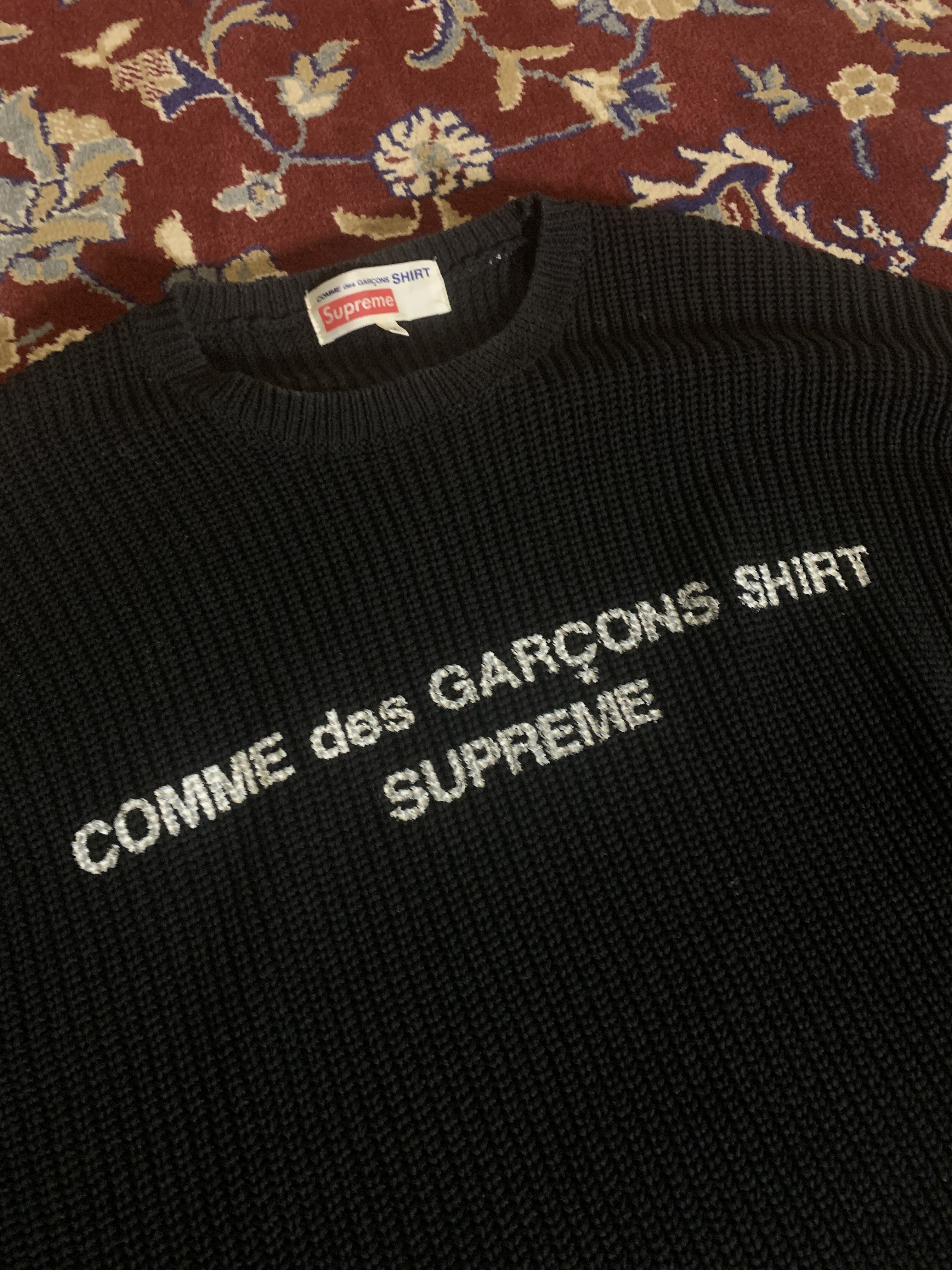 Commes des garcons supreme sweater online