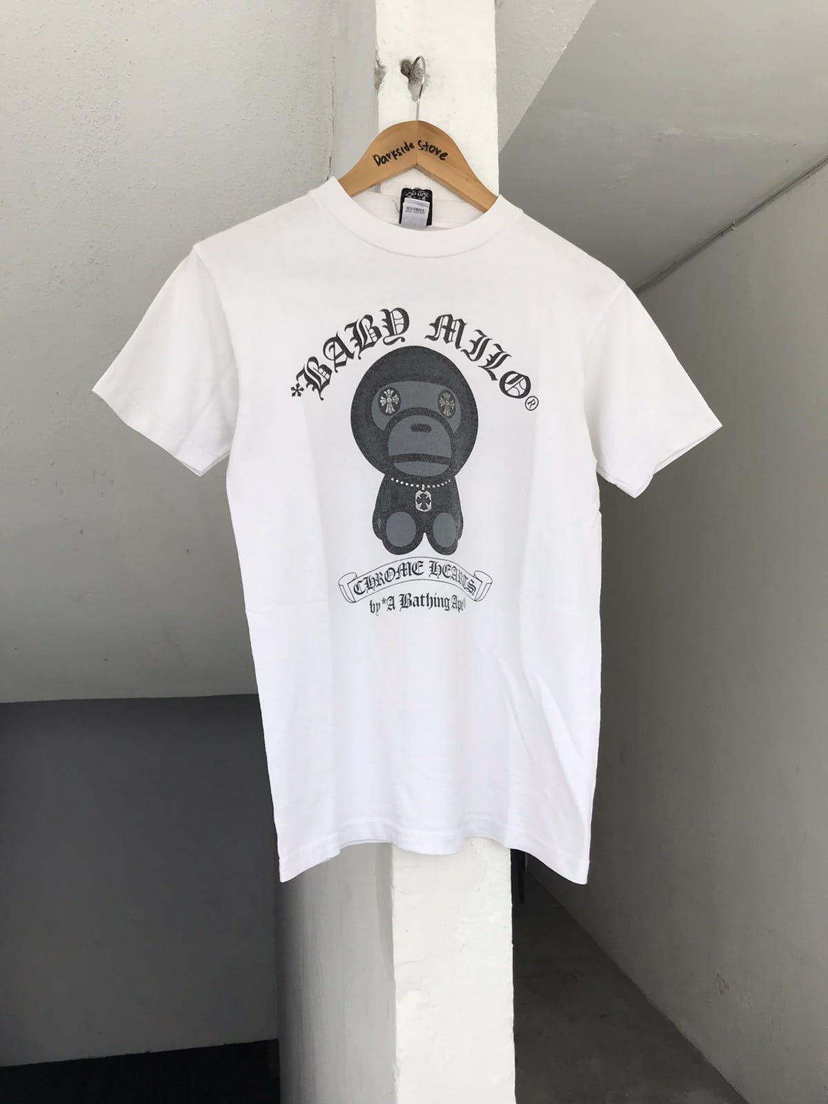 Chrome Hearts × BAPE Tシャツ a bathing ape BAPE × Chrome Hearts Milo T-shirt a bathing ape NIGO White