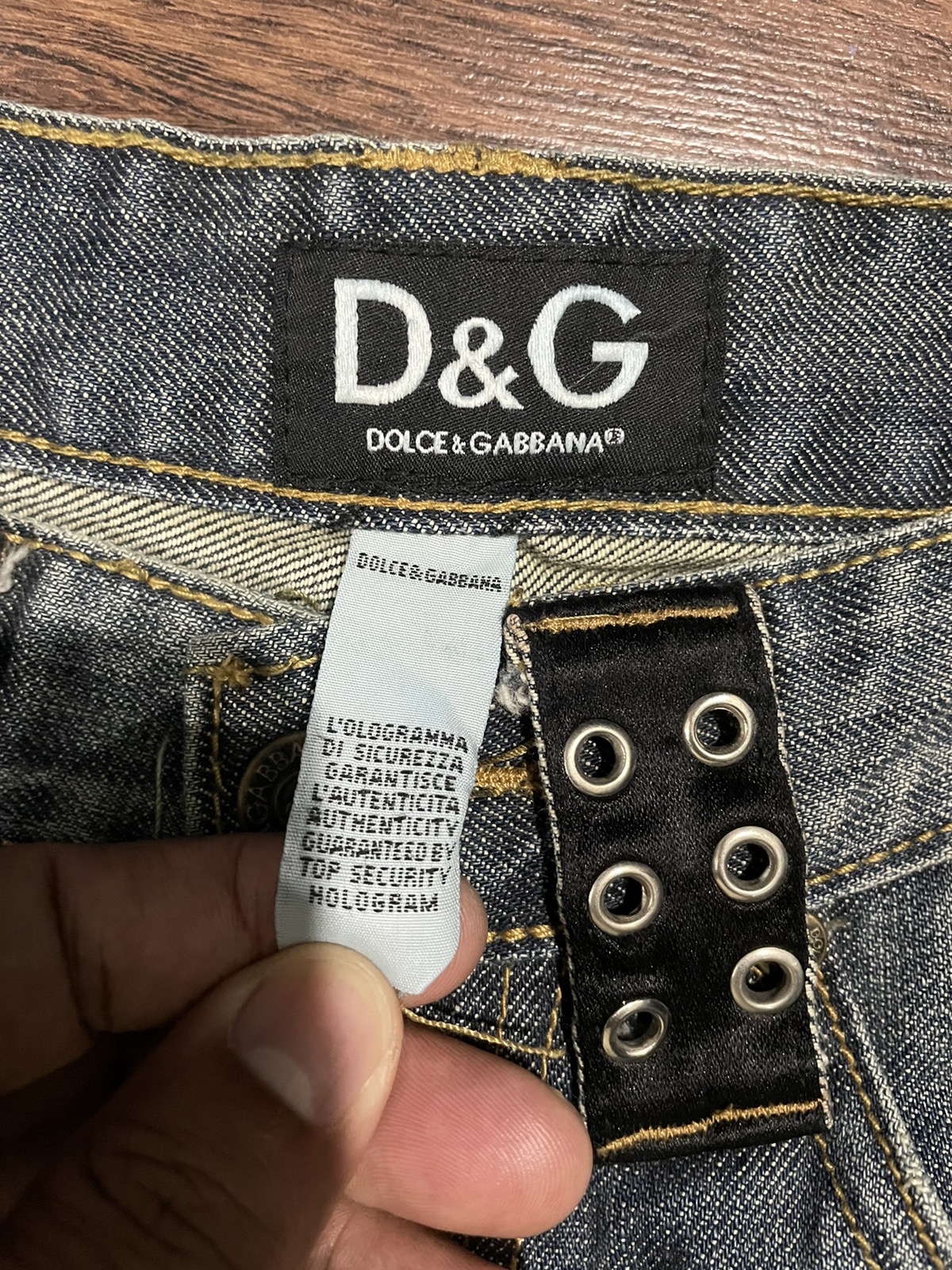 Dolce & Gabbana Dolce & Gabbana Grommet Rivet Flip Pocket