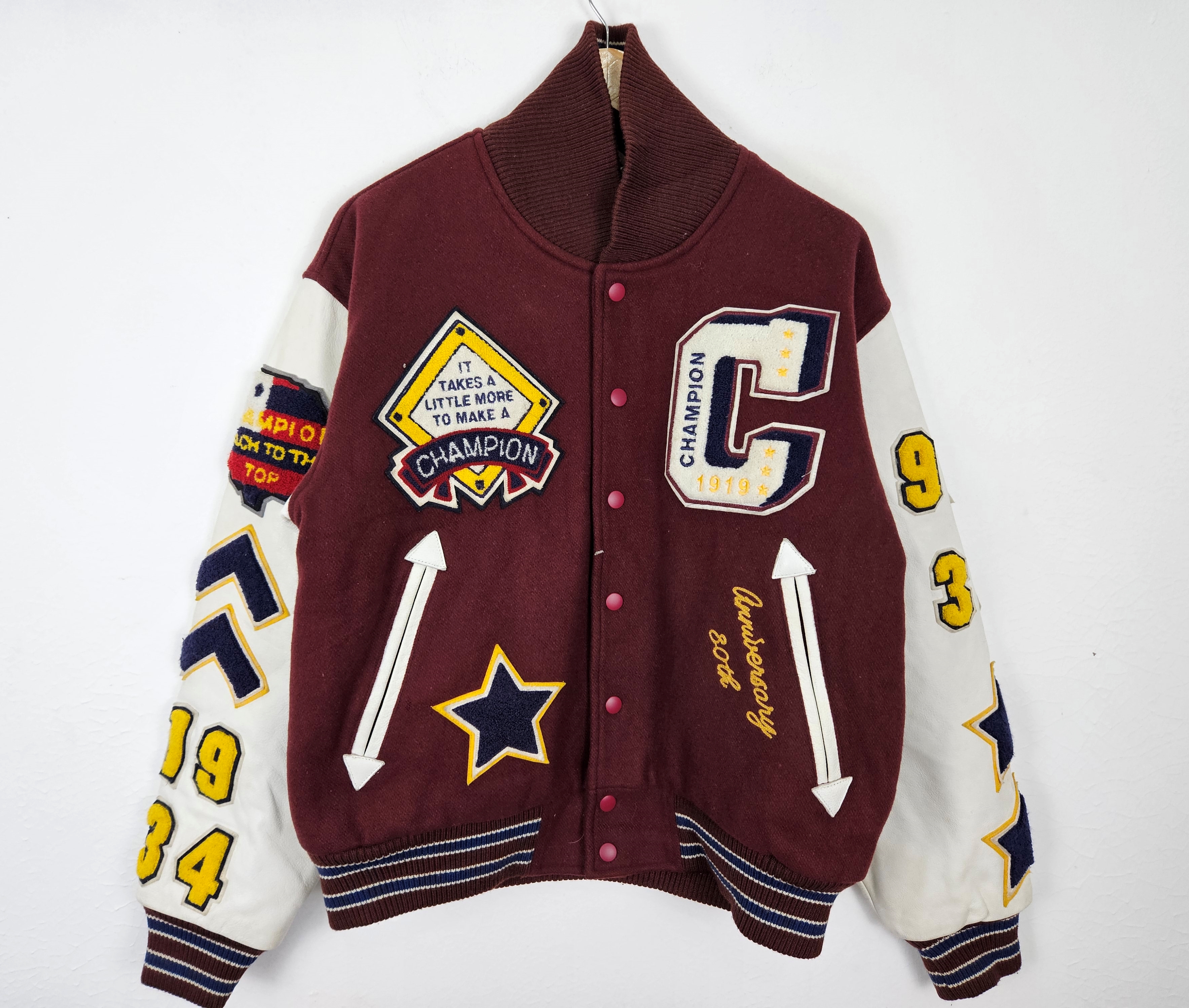 Vintage champion award online Varsity Jacket