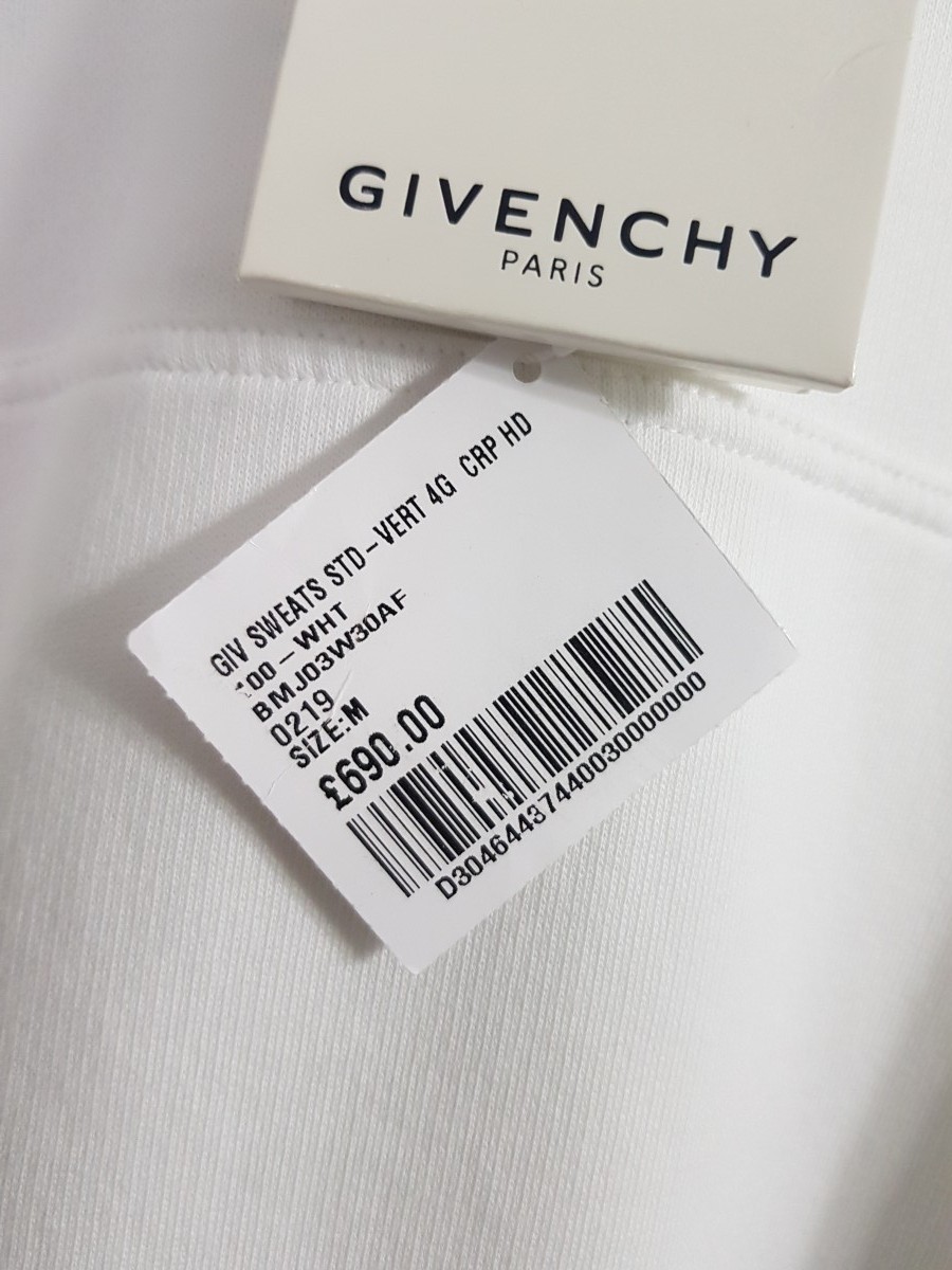 Givenchy Street Casting Logo Cropped Hoodie aisboy_clothing