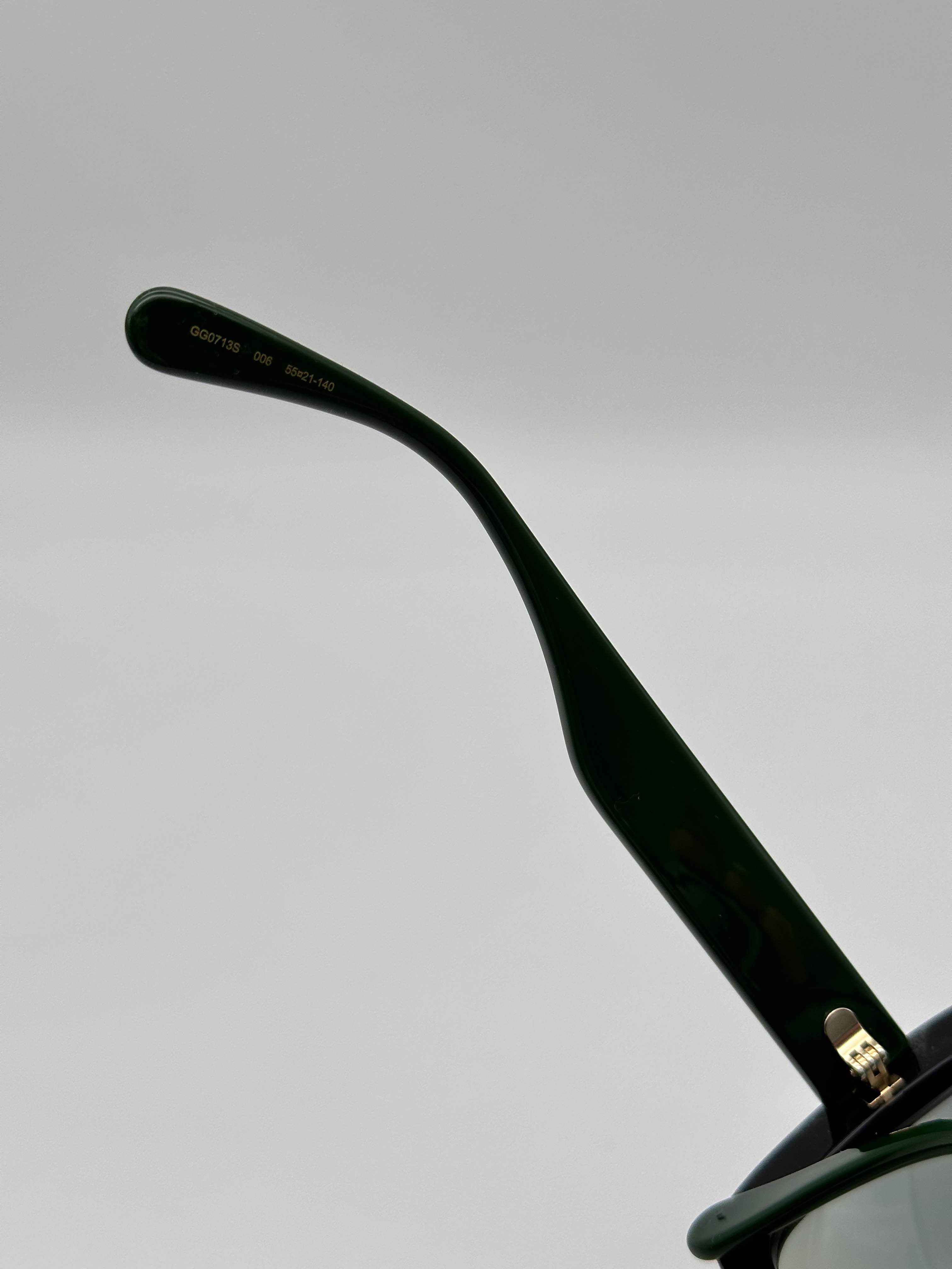 GUCCI BRAND NEW GUCCI GG0713S 006 Black/Green/Grey Women 