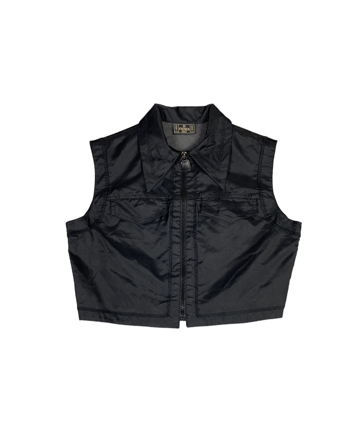 ベスト・ジレ FENDI LEISURE HOODED VEST LOGO (FAN199AT8H F0GME F1RX9) Fendi Vest - Men's 48 – Fashionably Yours
