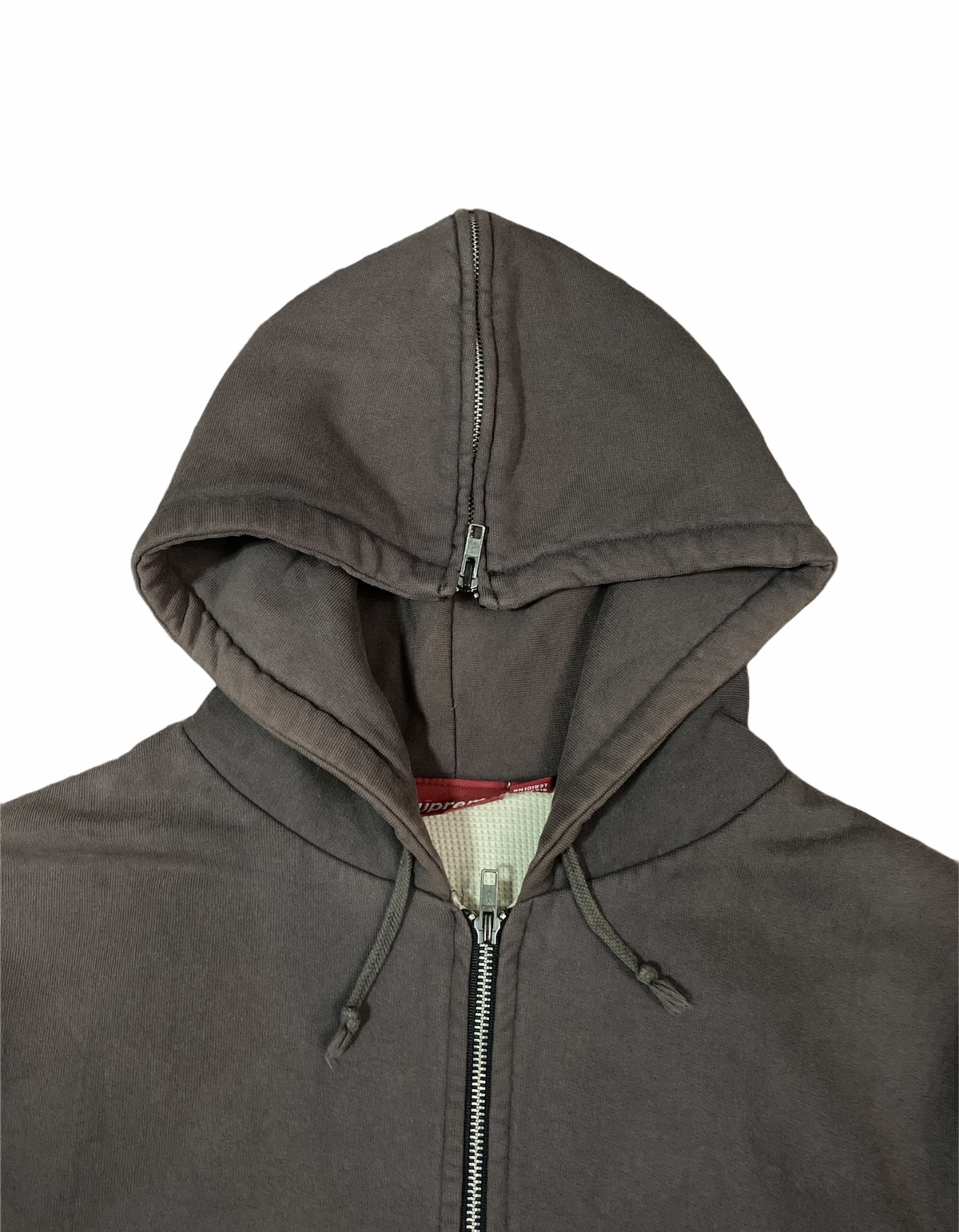 Supreme Vintage Supreme “Fuck Bush” Thermal Zip Up Hoodie 