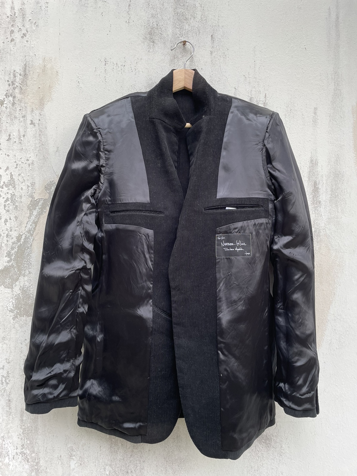 NUMBER (N)INE Number Nine AW04 “Give Peace a Chance” Corduroy