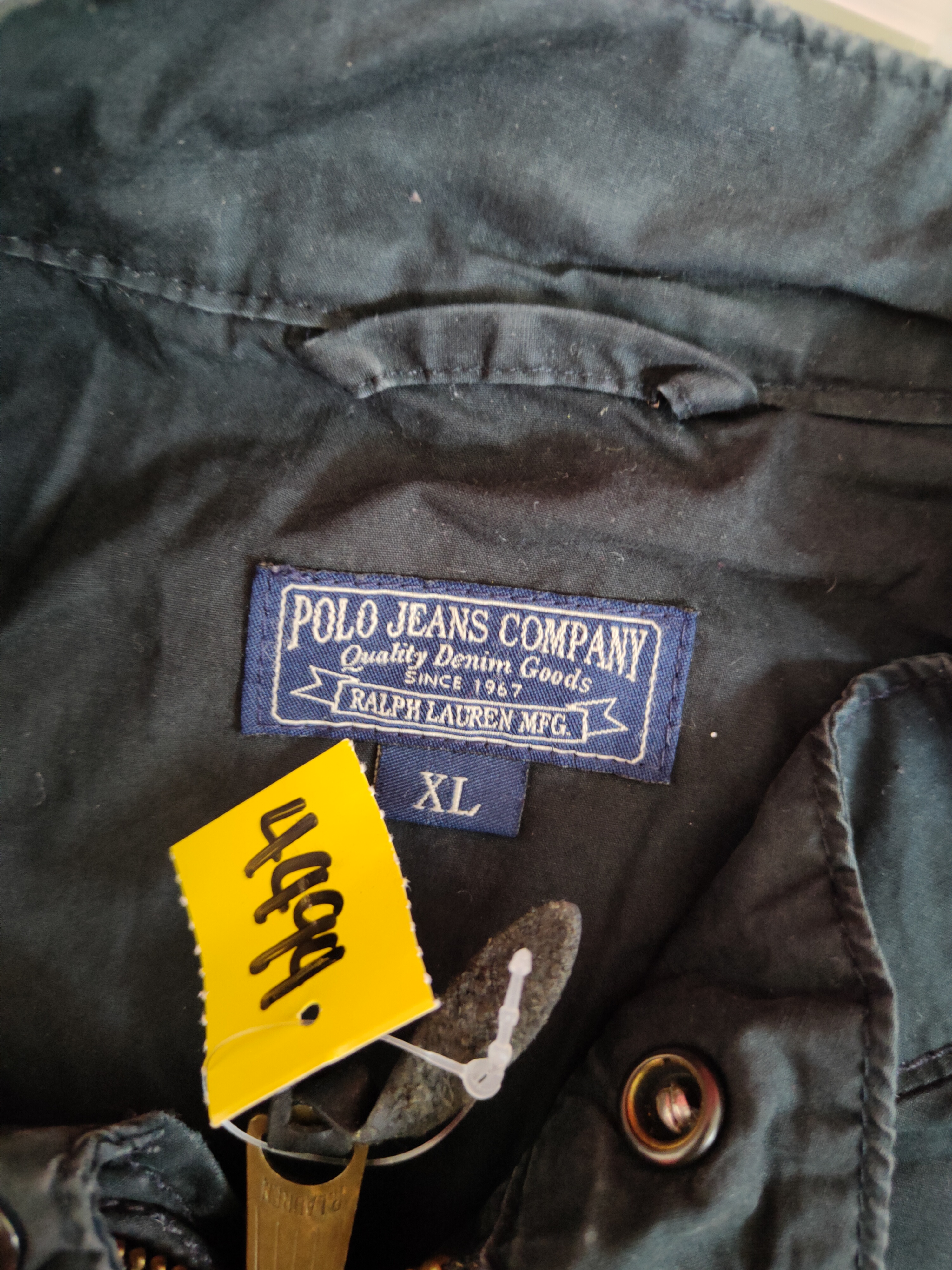 Polo Jeans Ralph Lauren Company Dark Blue Jacket 4494