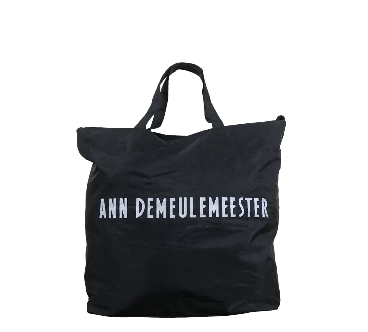 Ann Demeulemeester Ann Demeulemeester Black Nylon Tote Bag