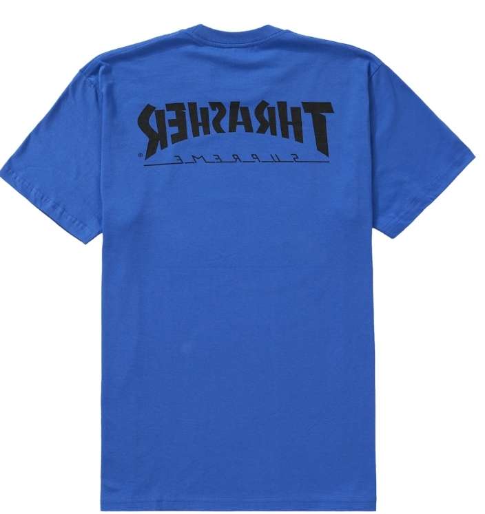 Supreme Supreme Thrasher Game Tee Size Medium Color Royal | gasnobrake |  REVERSIBLE