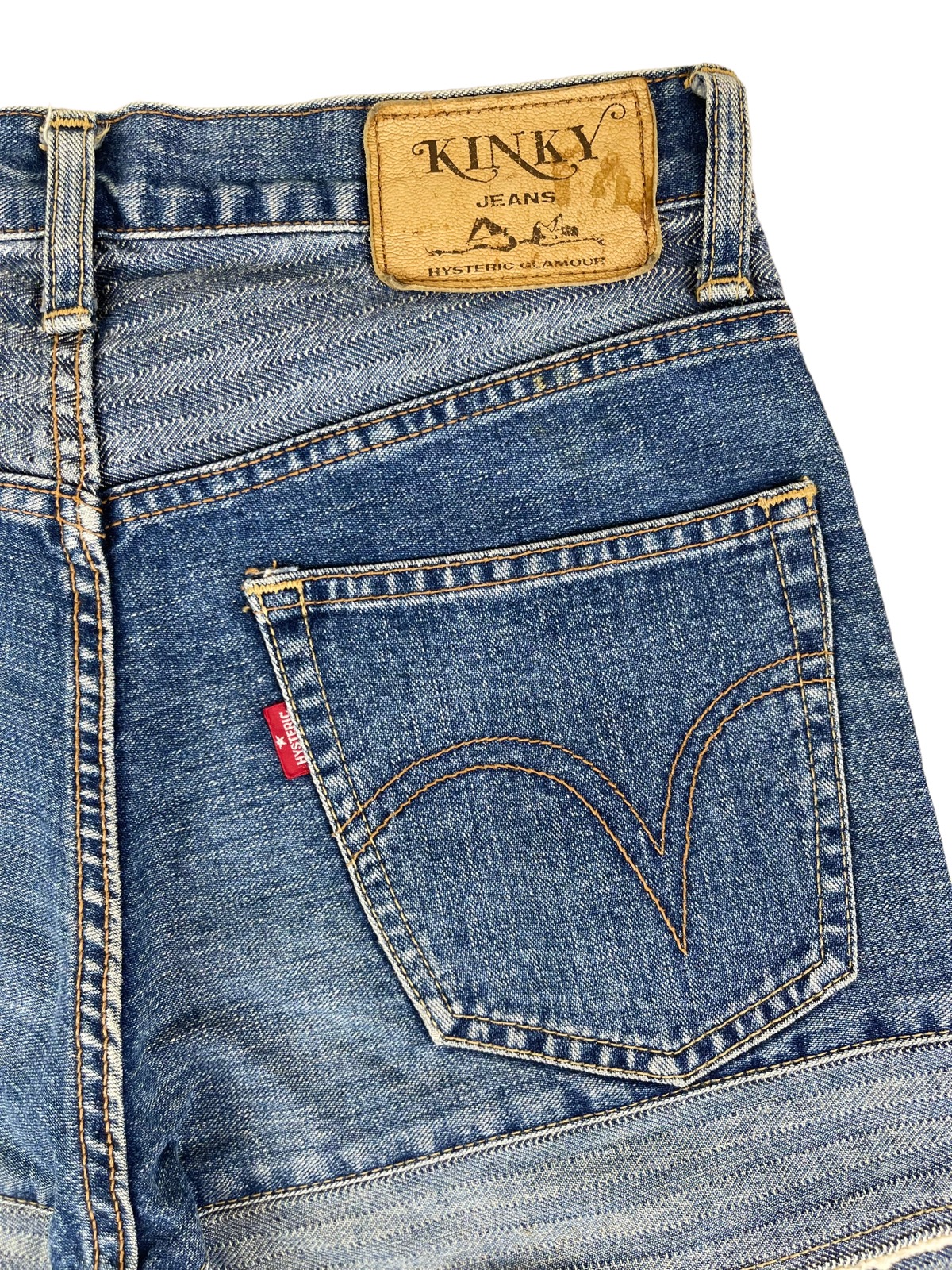 HYSTERIC GLAMOUR KINKY JEANS ダメージ加工 HYSTERIC GLAMOUR KINKY JEANS ダメージ加工 Hysteric Glamour