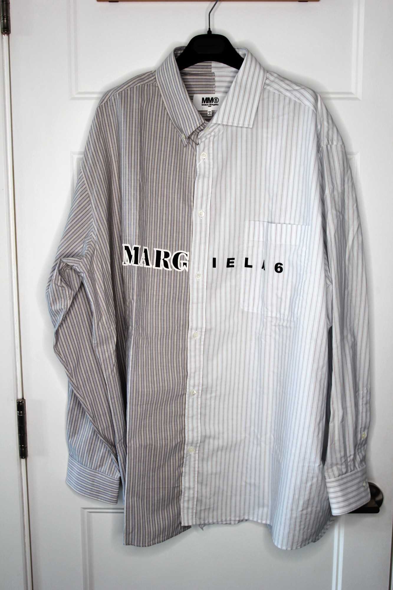 Maison Margiela BNWT SS23 MAISON MARGIELA MM6 LOGO PRINT SHIRT 52  