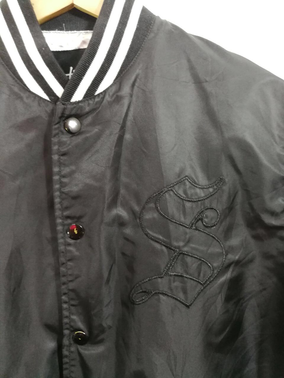 Stüssy Stussy Bomber Jacket Logo Design Black Color Design