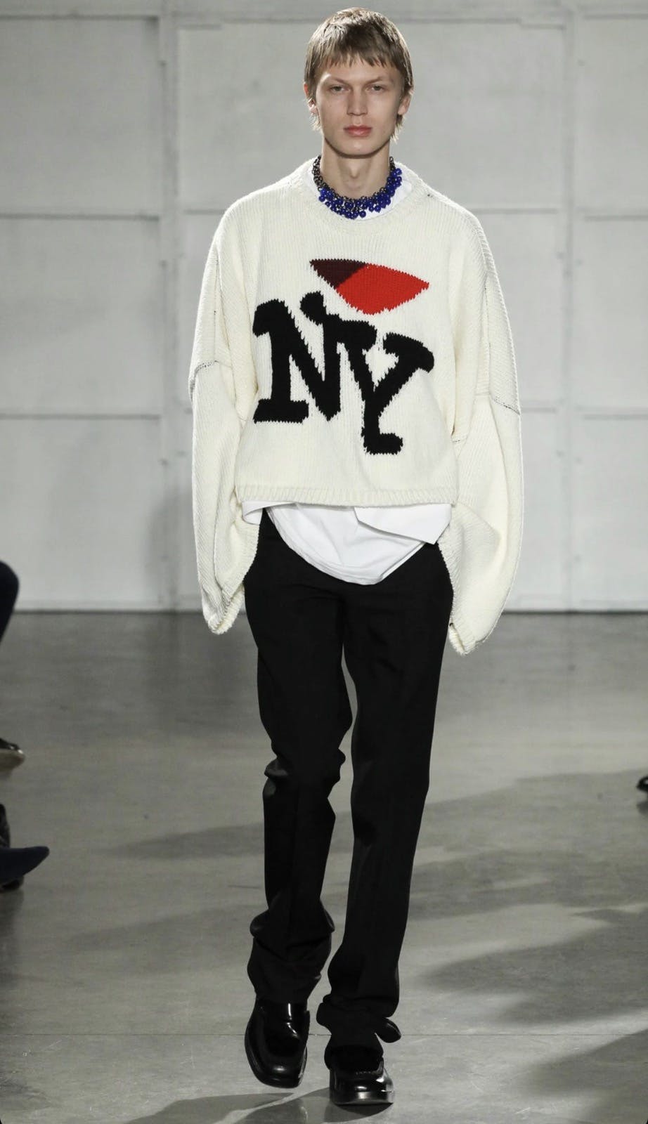 Raf Simons - I Love NY Sweater | Rent Club 17AW RAF SIMONS ILove