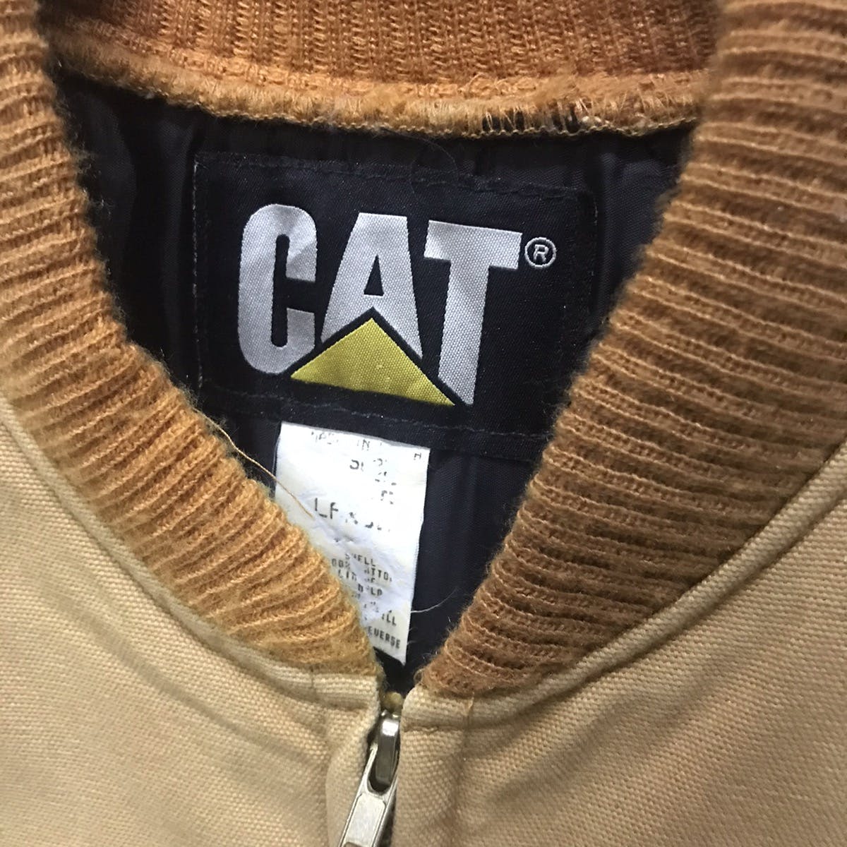 Vintage CATERPILLAR CAT cheapest Chore Canvas Jeans Vest Jacket