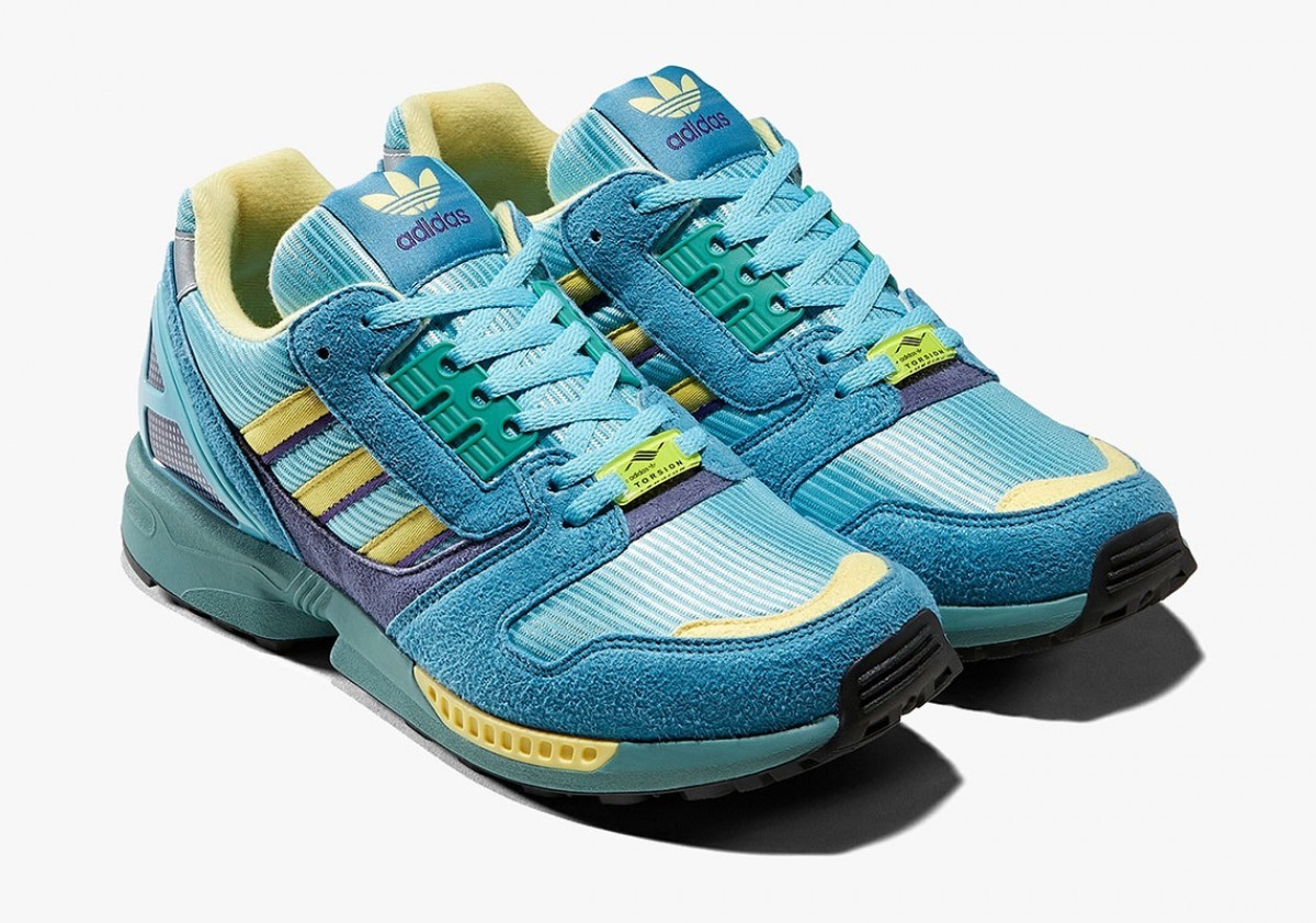 Adidas torsion zx 8000 shops aqua