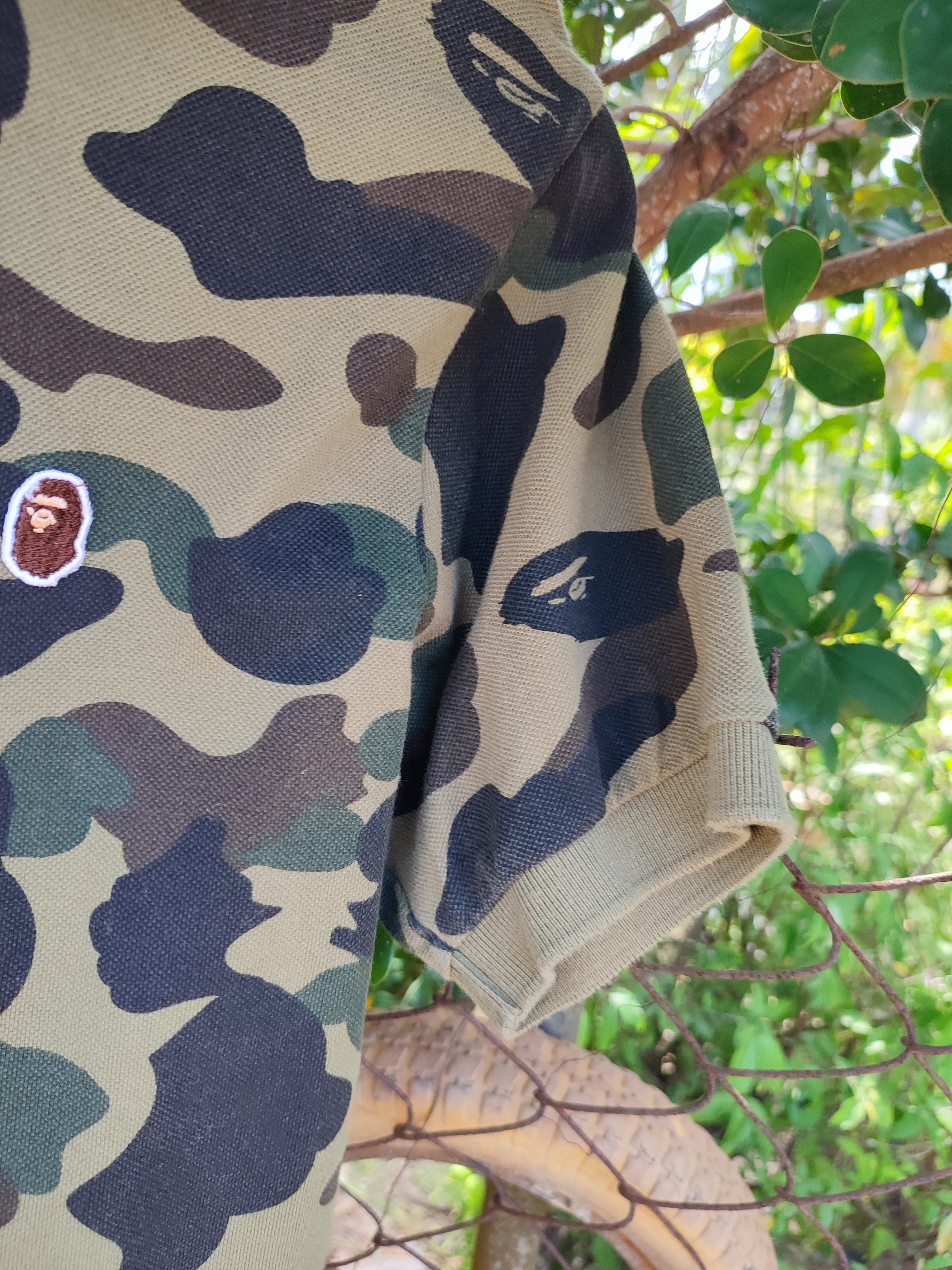 A BATHING APE® BAPE 1st Camo One Point Polo | arthriftology