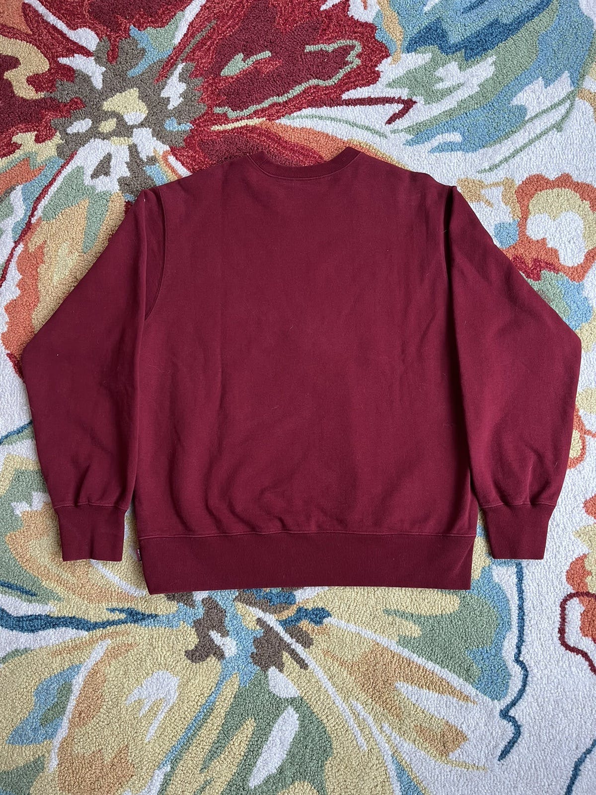 Supreme Supreme Mountain Crewneck FW19 Cardinal | kchype | REVERSIBLE