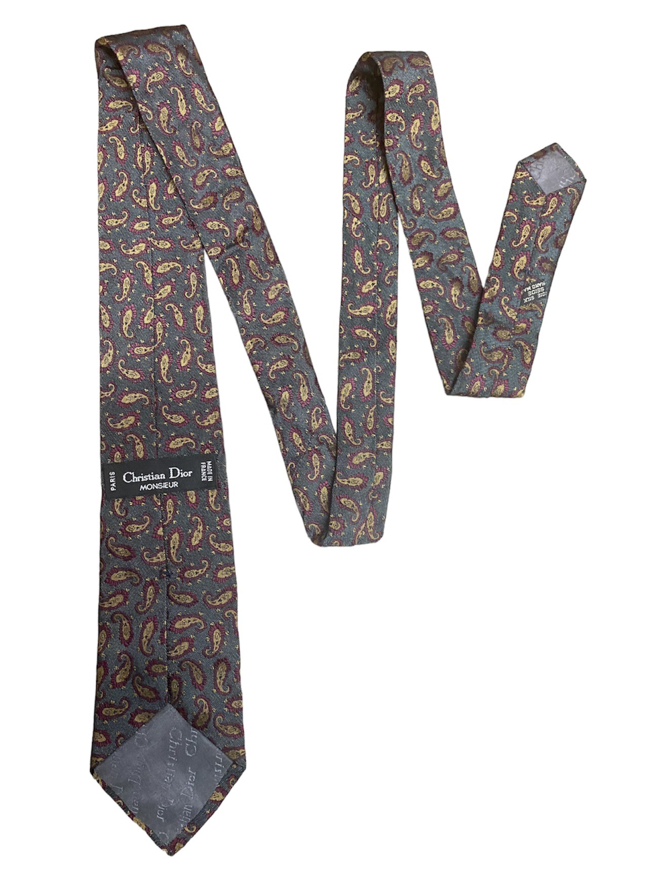 Christian Dior Paisley hotsell Necktie