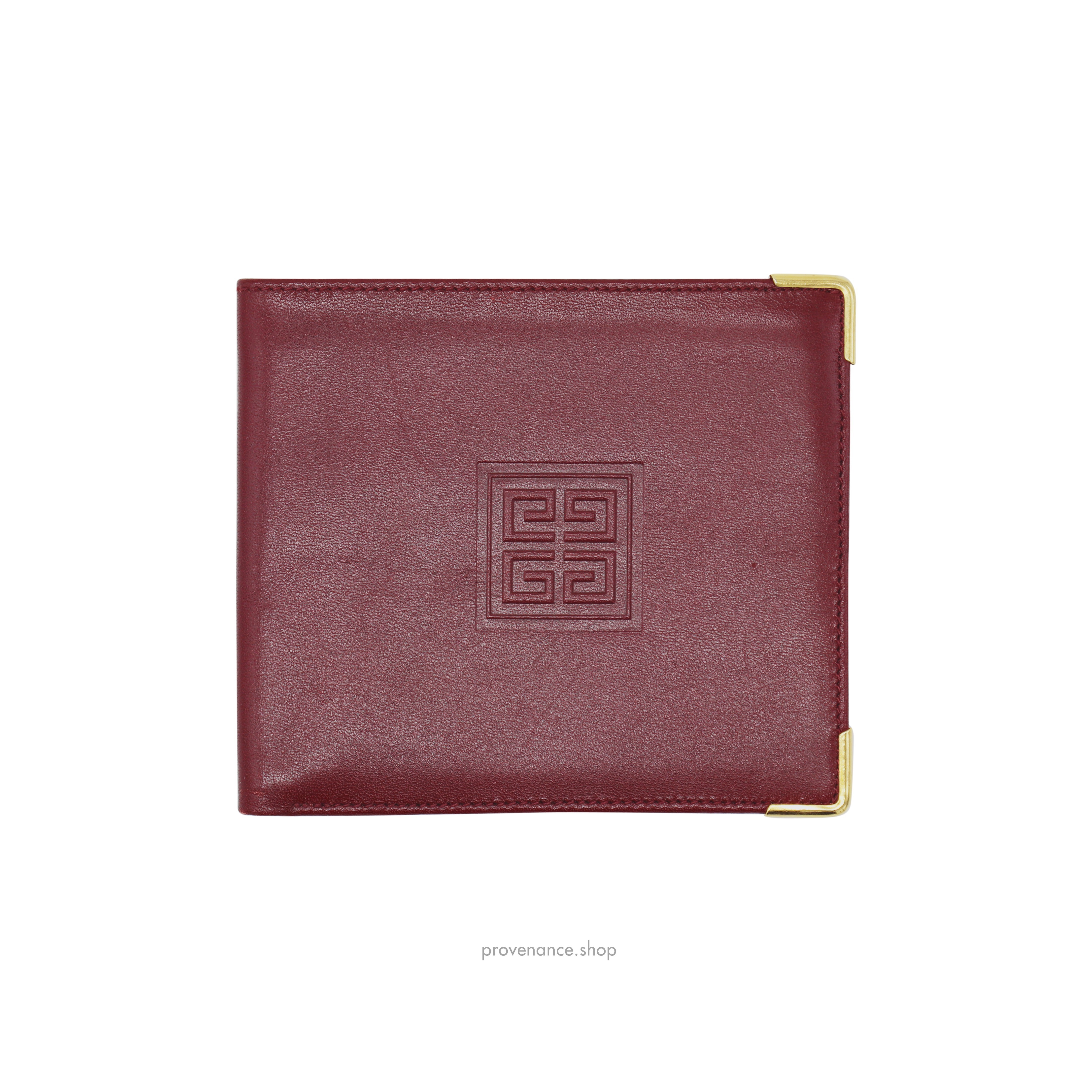 Givenchy Givenchy Bifold Wallet - Red Leather | provenance 