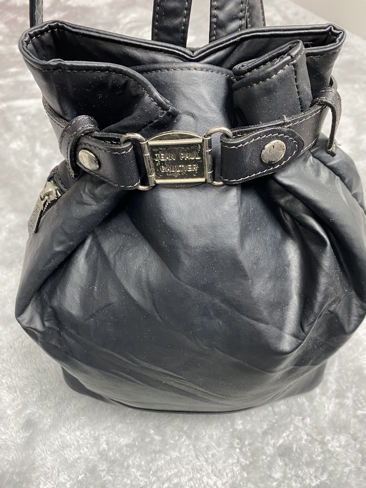 バッグ Jean Paul GAULTIER leather bag pack Jean Paul GAULTIER Harness Design Leather Backpack Black (K
