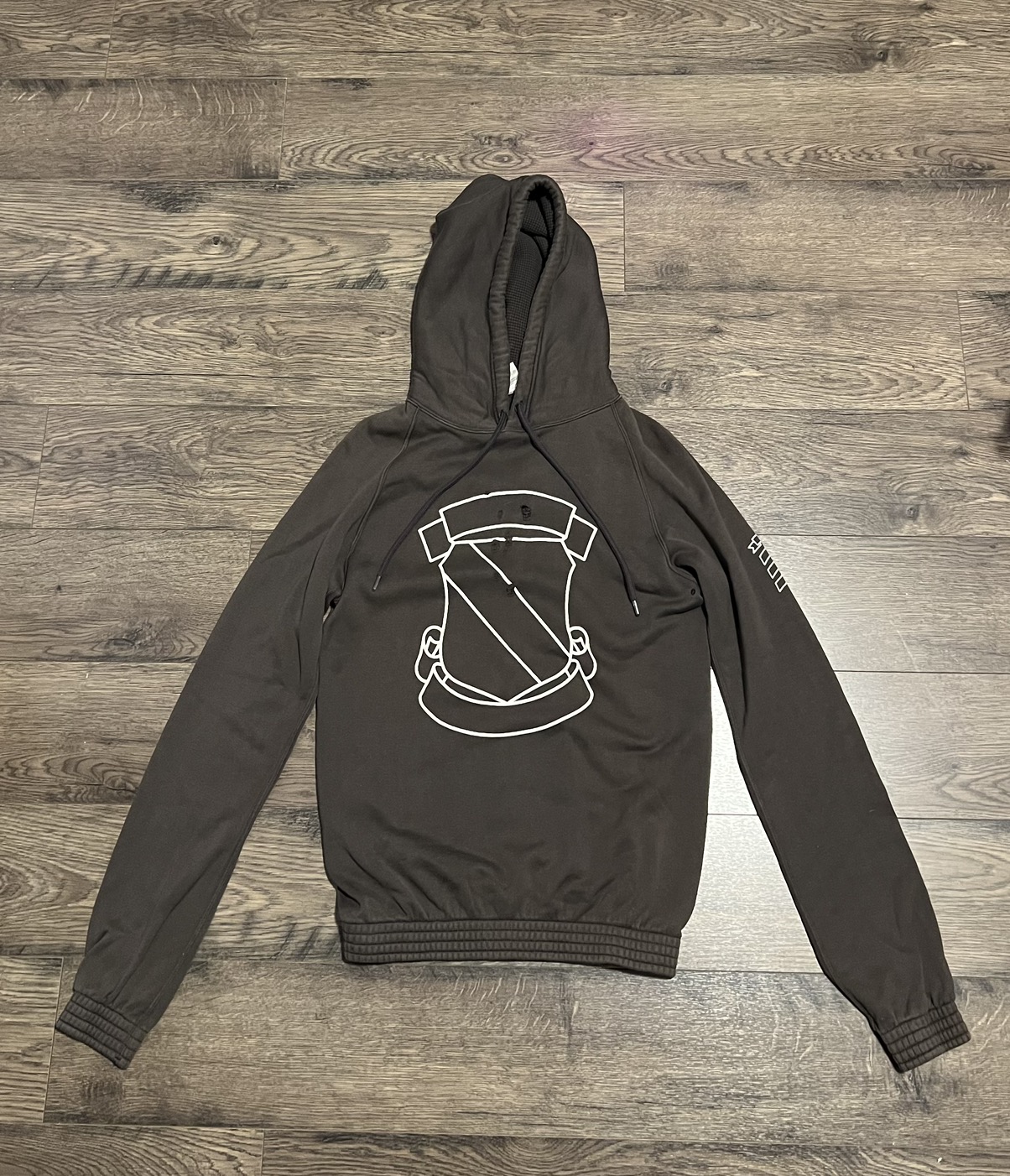 トップス number(n)ine aw01 emblem hoodie size2 Number (N)ine AW01 shield emblem hoodie | Barhaine Archive