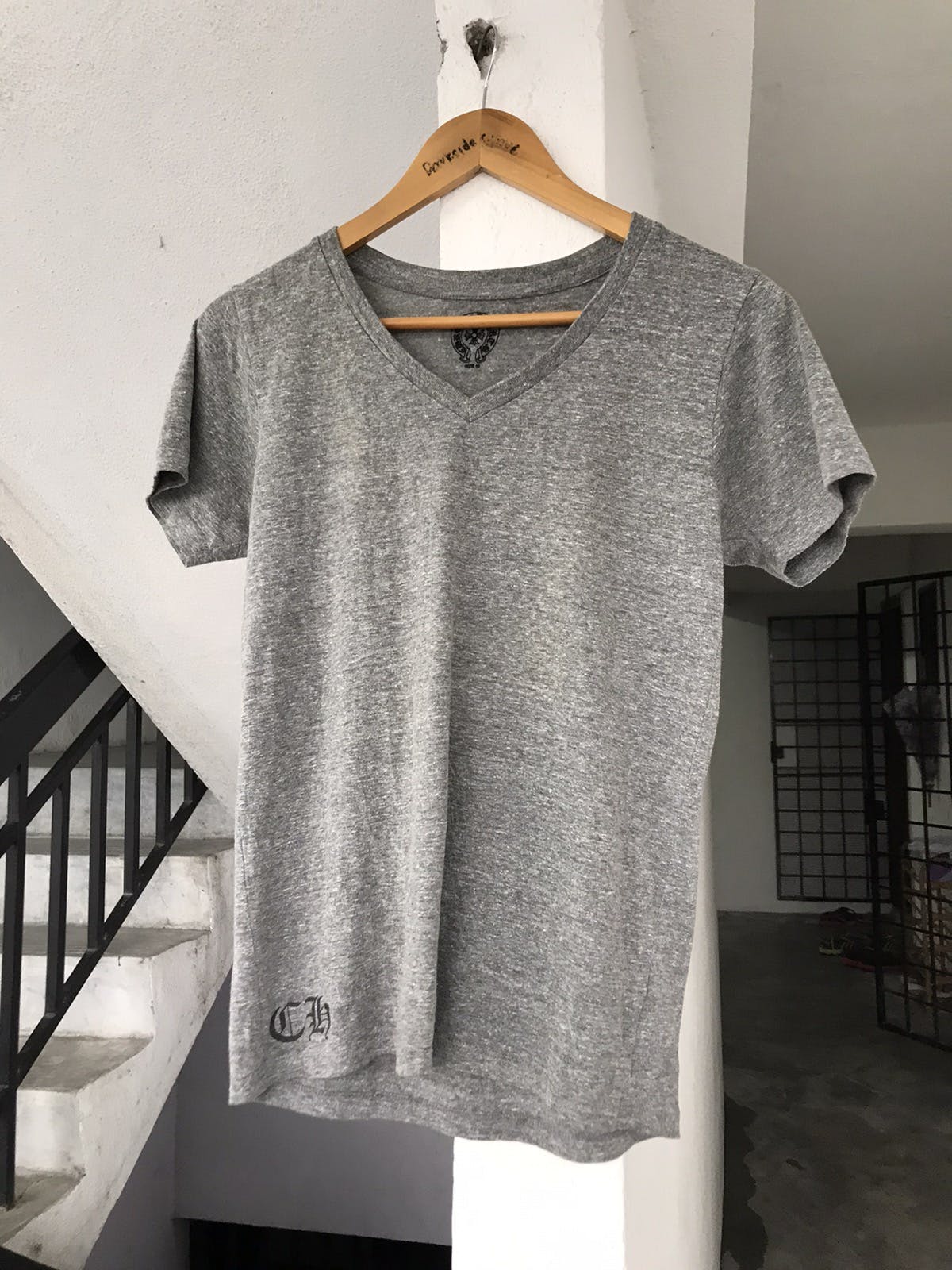 CHROME HEARTS VネックTシャツ X-SMALL CHROME HEARTS クロムハーツ Vネック Tシャツ