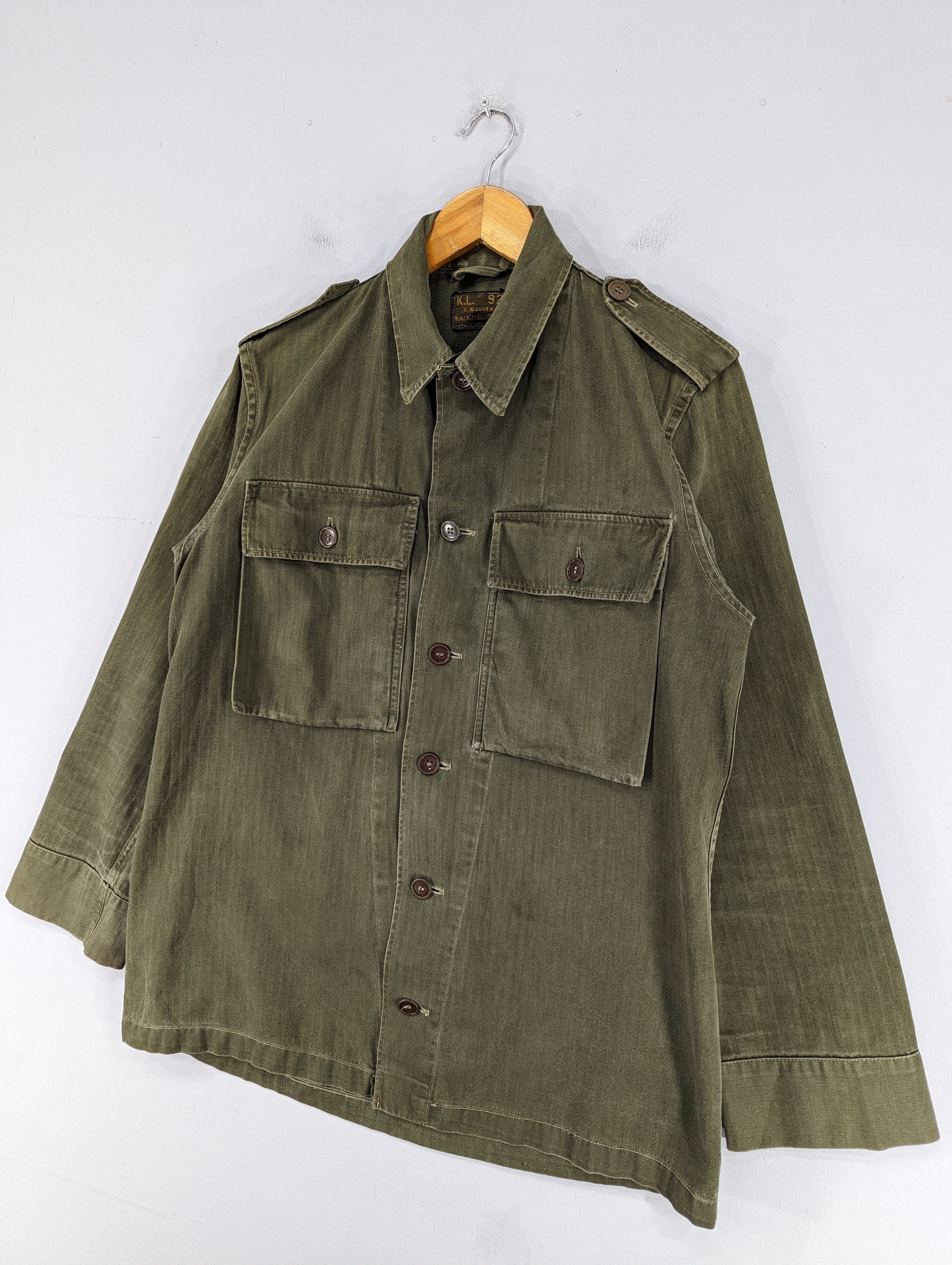 トップス 50's US Army Sleeping Shirt Overdye f960ebda5b026cef1a5c1f4ff5e881